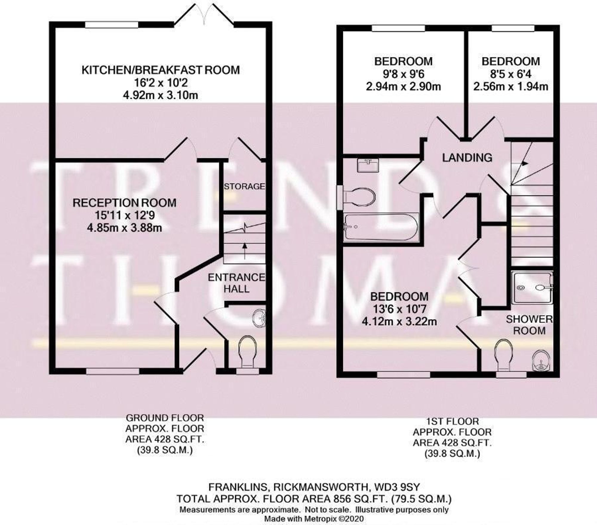 42 Franklins, Rickmansworth floorplan