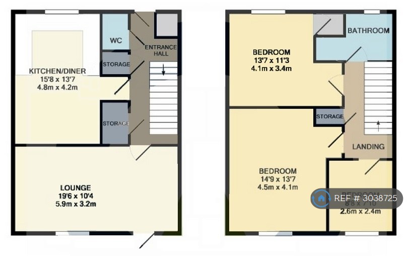 Marnock Square, Northampton floorplan