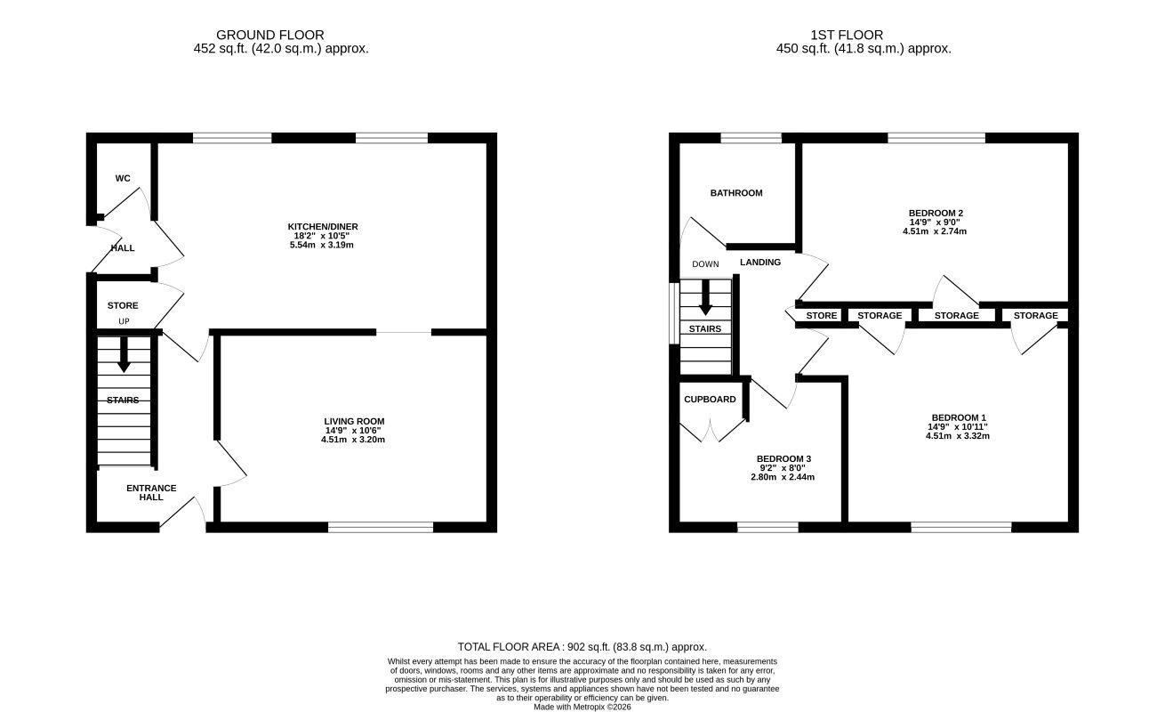 57, Barden Road, Wakefield floorplan