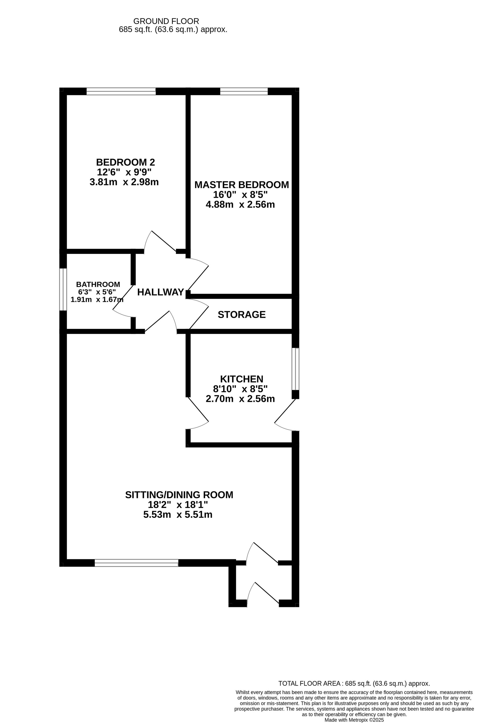 9 Caldwell Close, Manchester floorplan