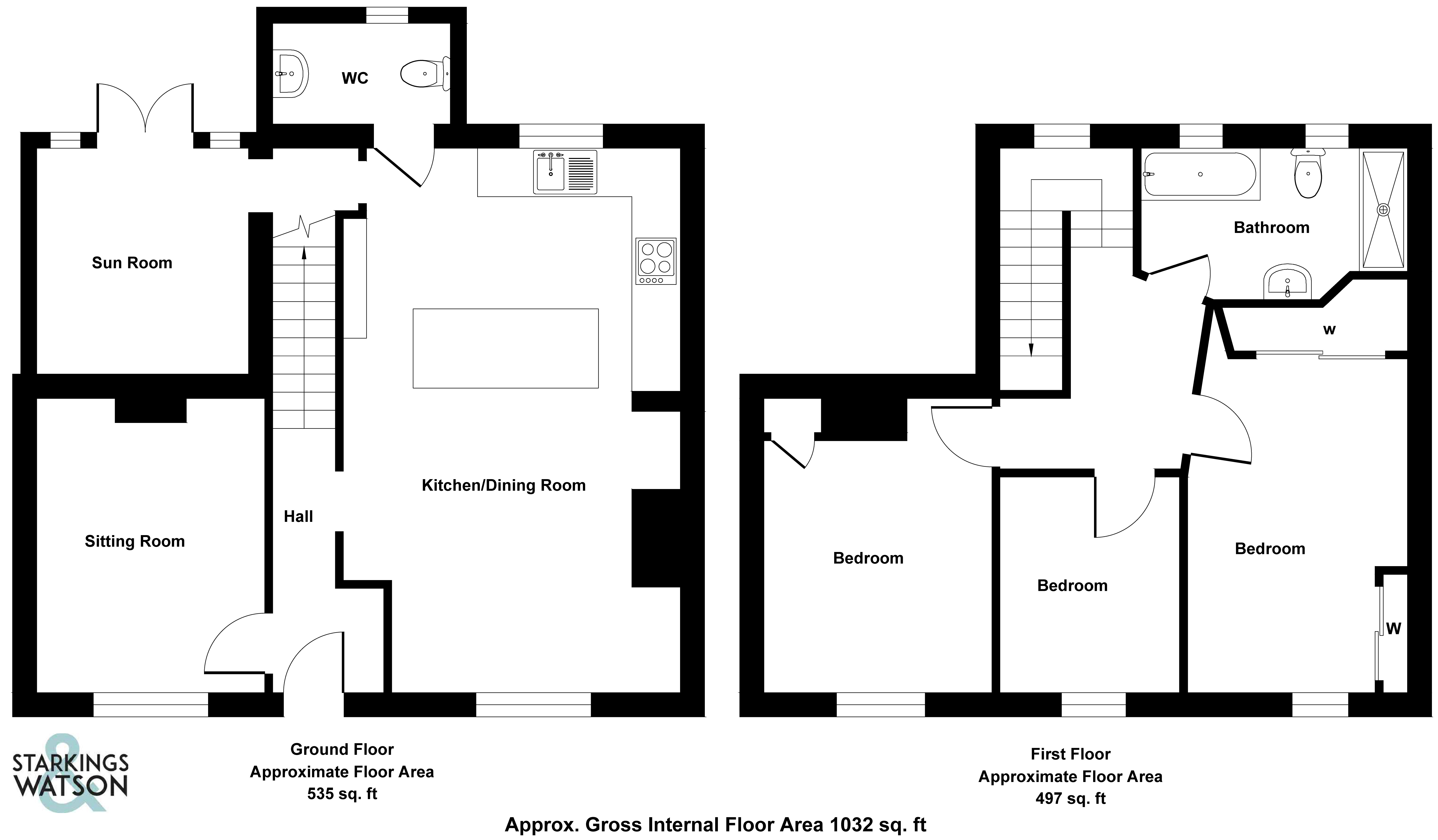 3 bed semidetached house for sale in Moulton Road, Tivetshall St