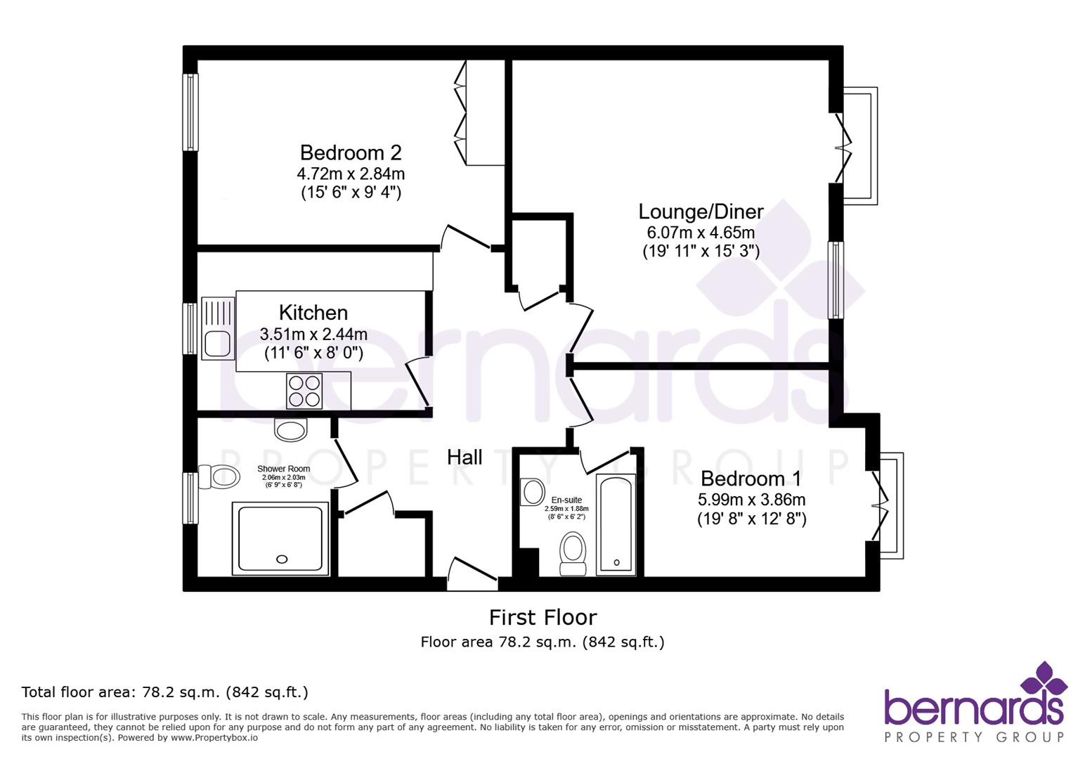 9 Ross House, 60 Marine Parade West, Lee-On-The-Solent floorplan