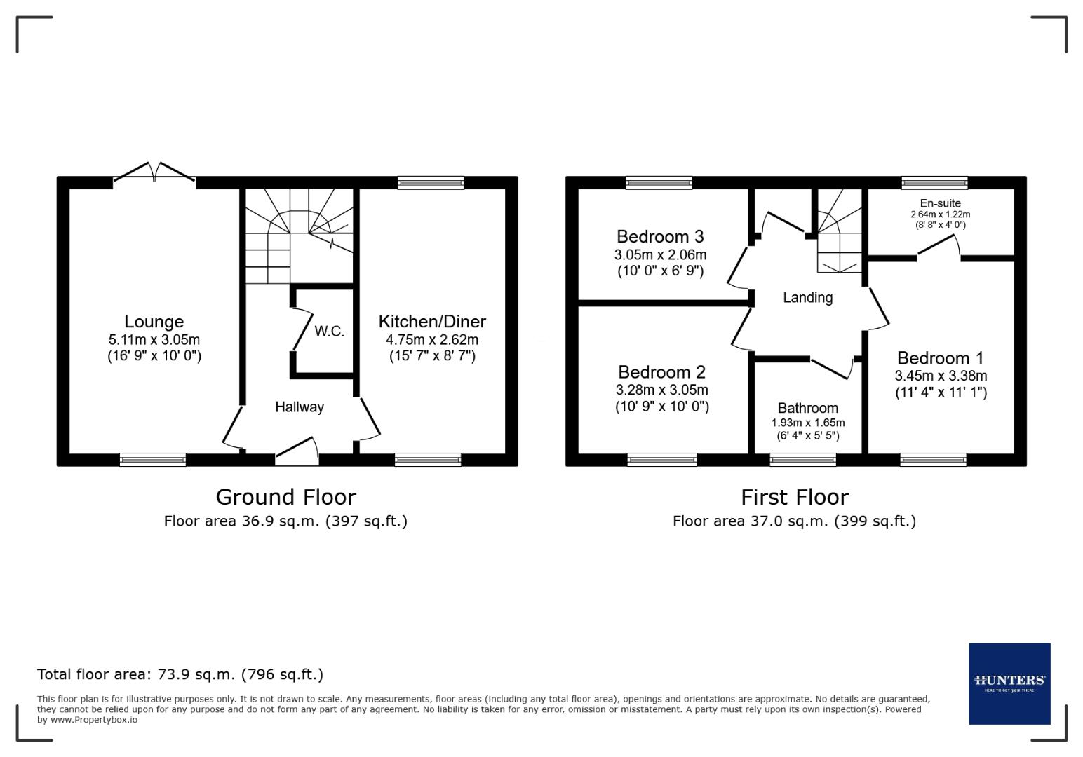 9, Brookbank, Leigh floorplan