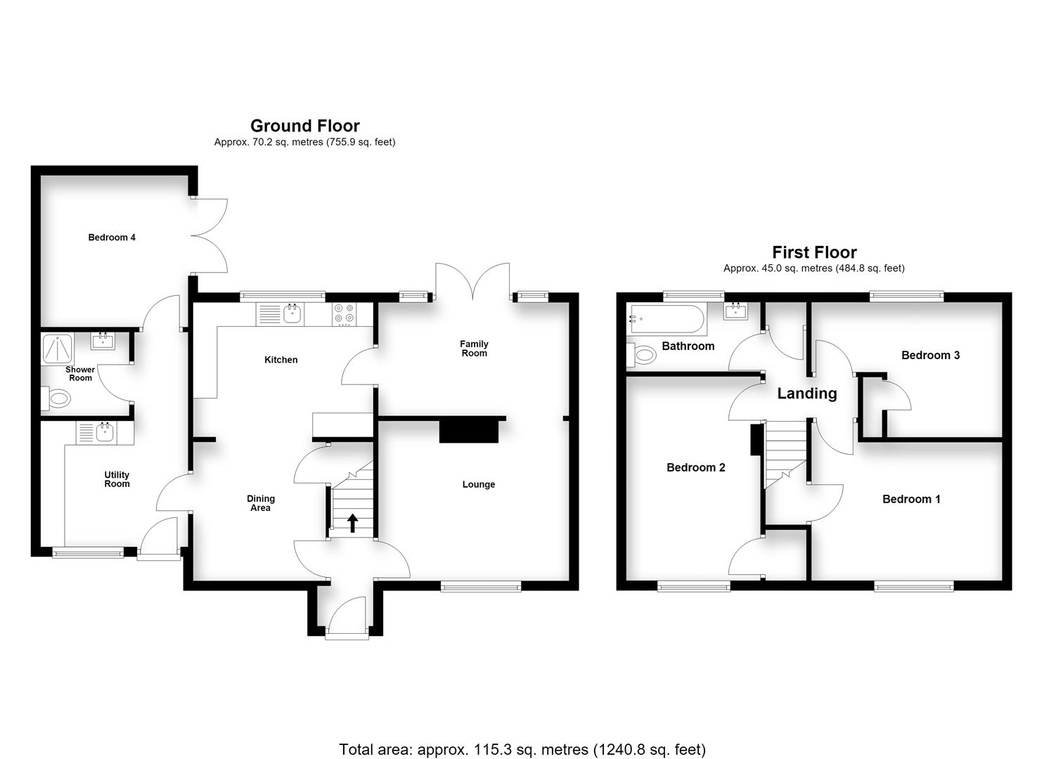 5, West Reach, Stevenage floorplan