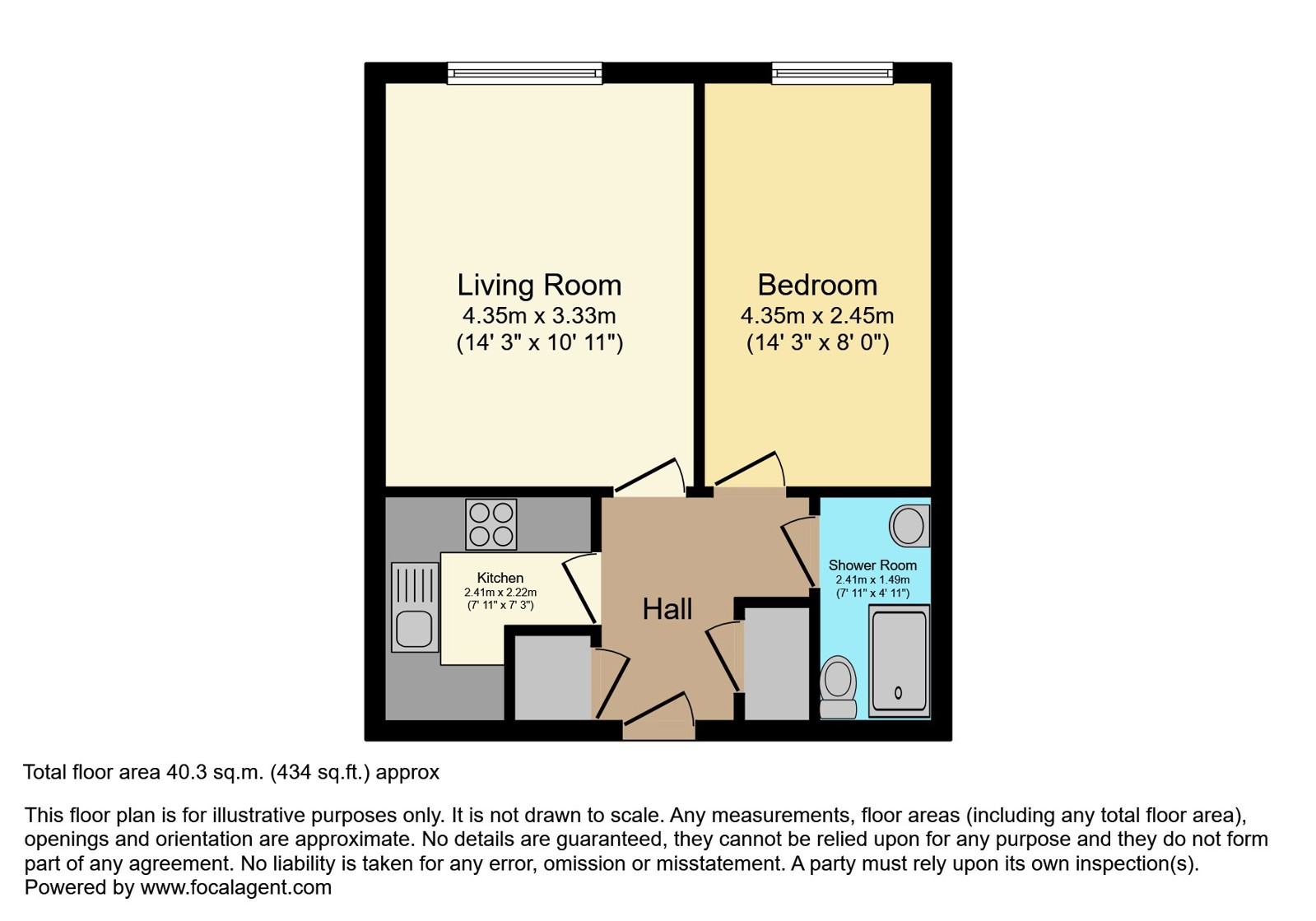 34, Springwood Court, New Romney floorplan