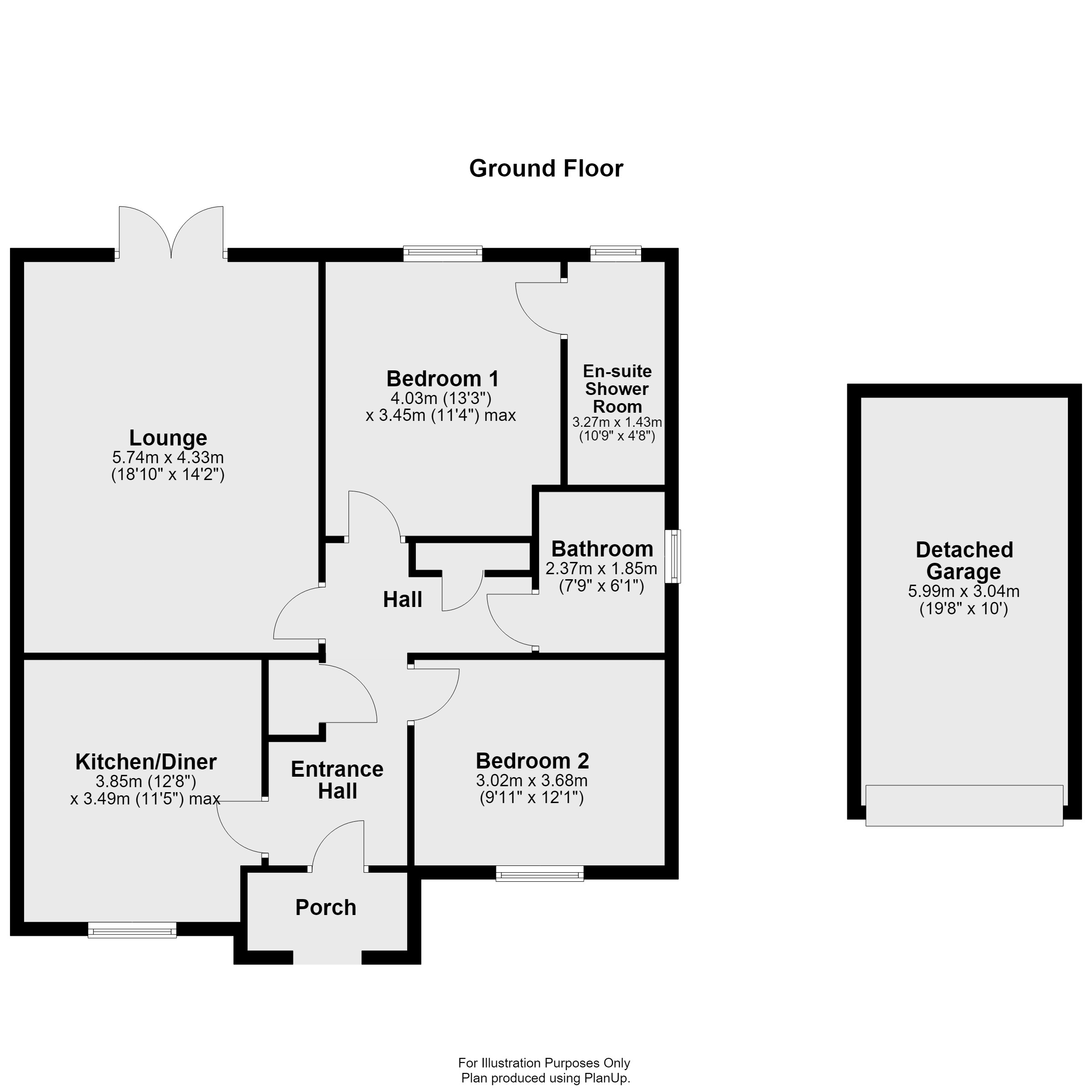 36, Hopewell Rise, Southwell floorplan