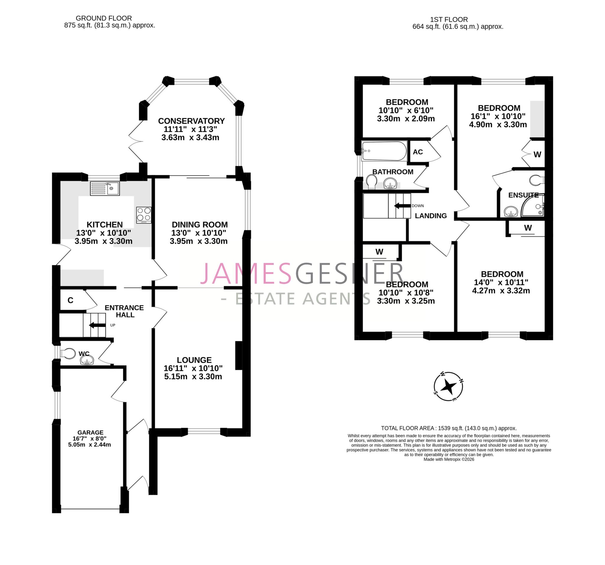 11, West End, Wallingford floorplan