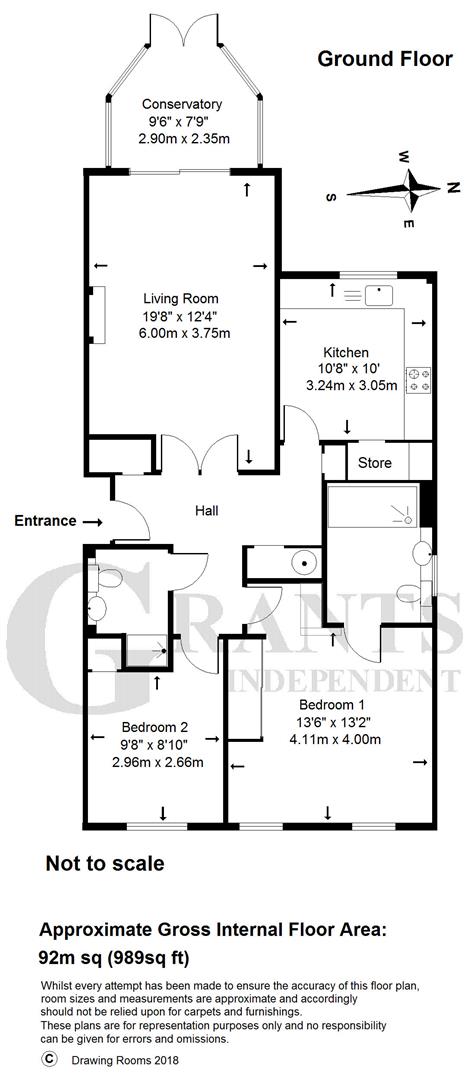 2 Bedrooms Flat for sale in Fairlawn, Hall Place Drive, Weybridge KT13