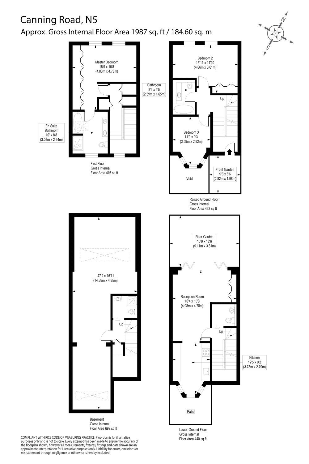 4 Bedrooms Terraced house to rent in Canning Road, Highbury N5