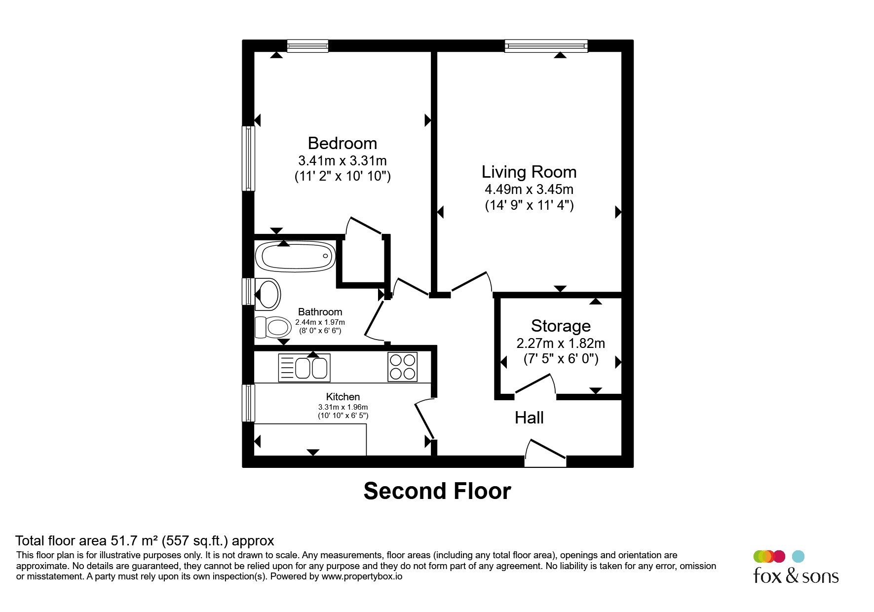 24, East Street, Seaford floorplan