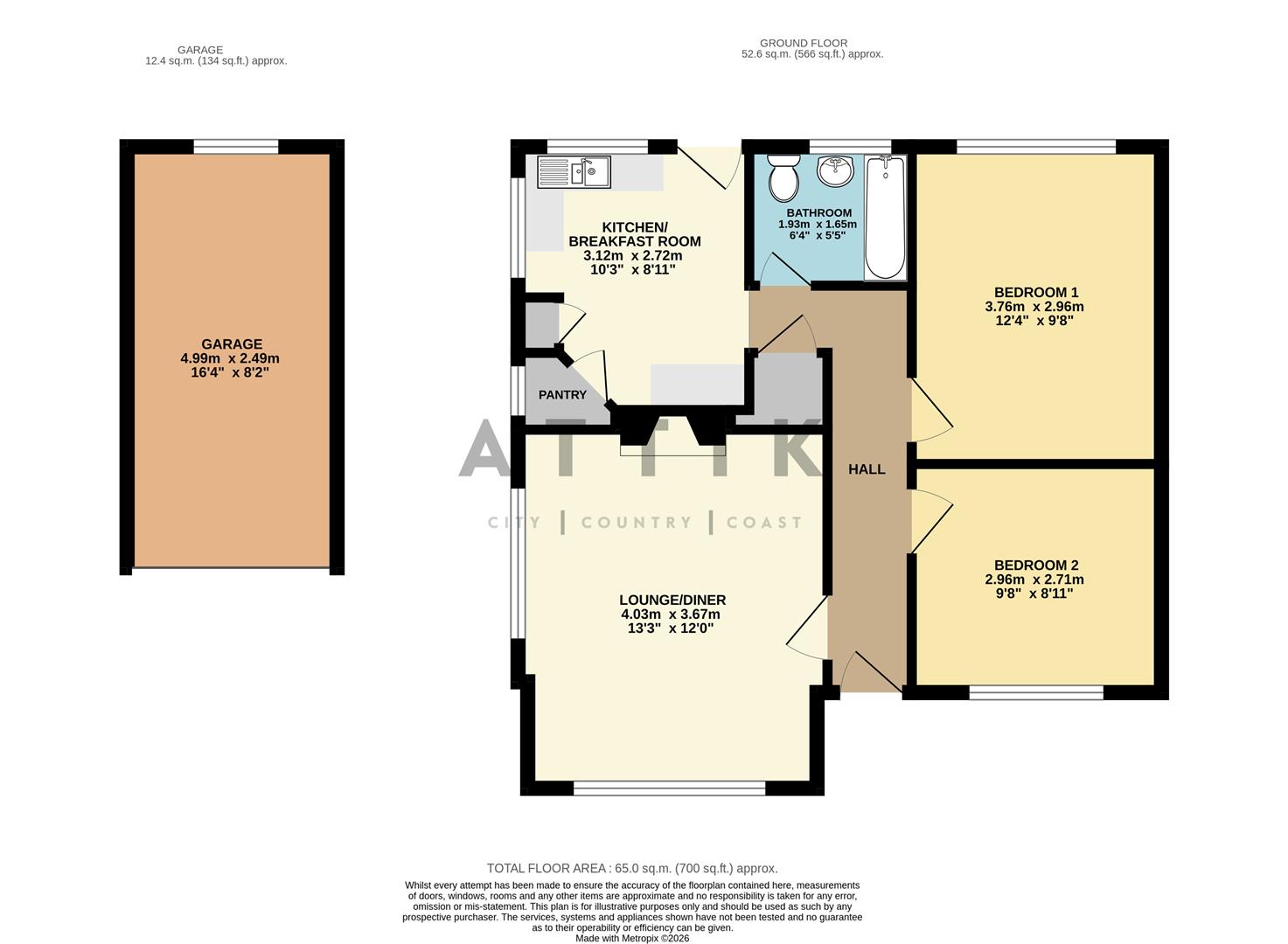 37, Kennedy Avenue, Halesworth floorplan