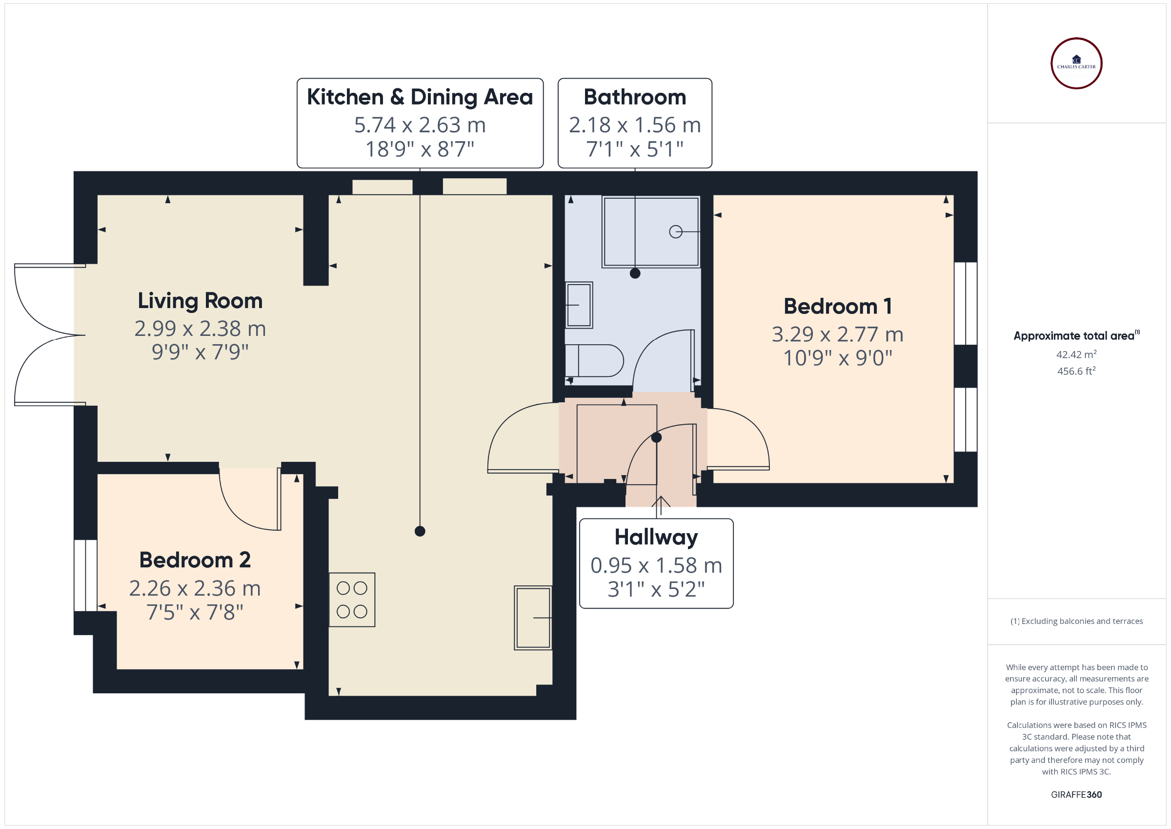 Flat 1, Watledge House, Tewkesbury floorplan