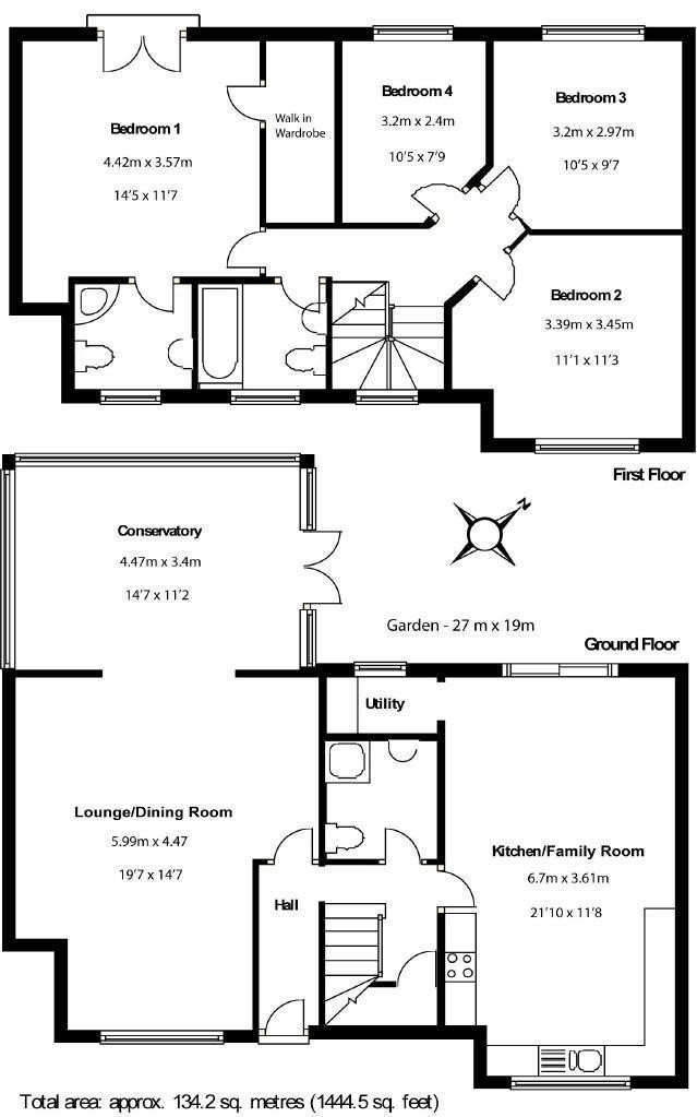4 Bedrooms Semi-detached house for sale in Woking, Surrey GU22