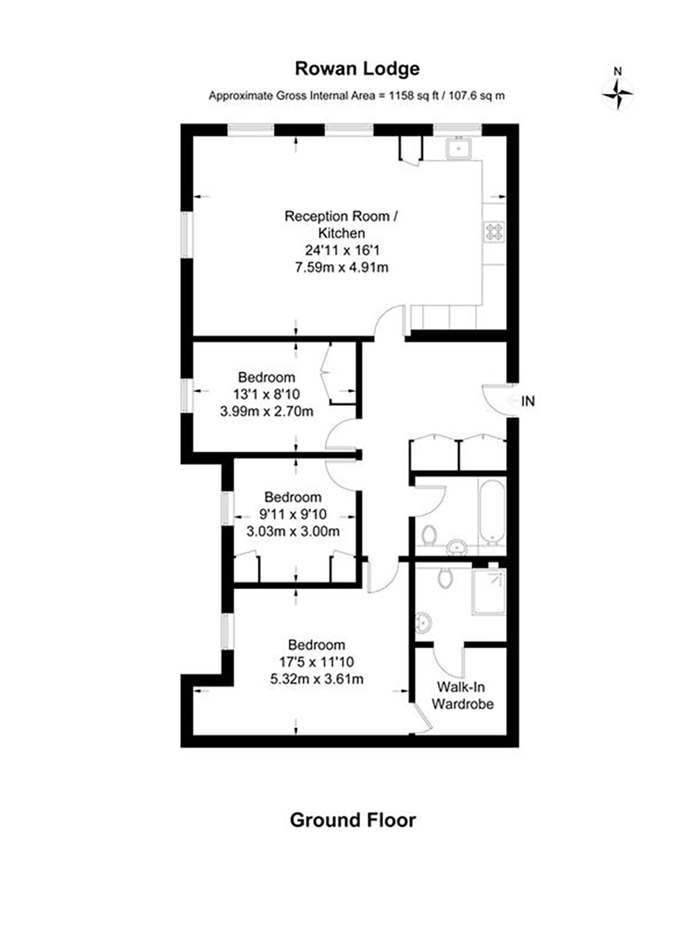 3 Bedrooms Flat to rent in Rowan Lodge, Chantry Square, Kensington W8