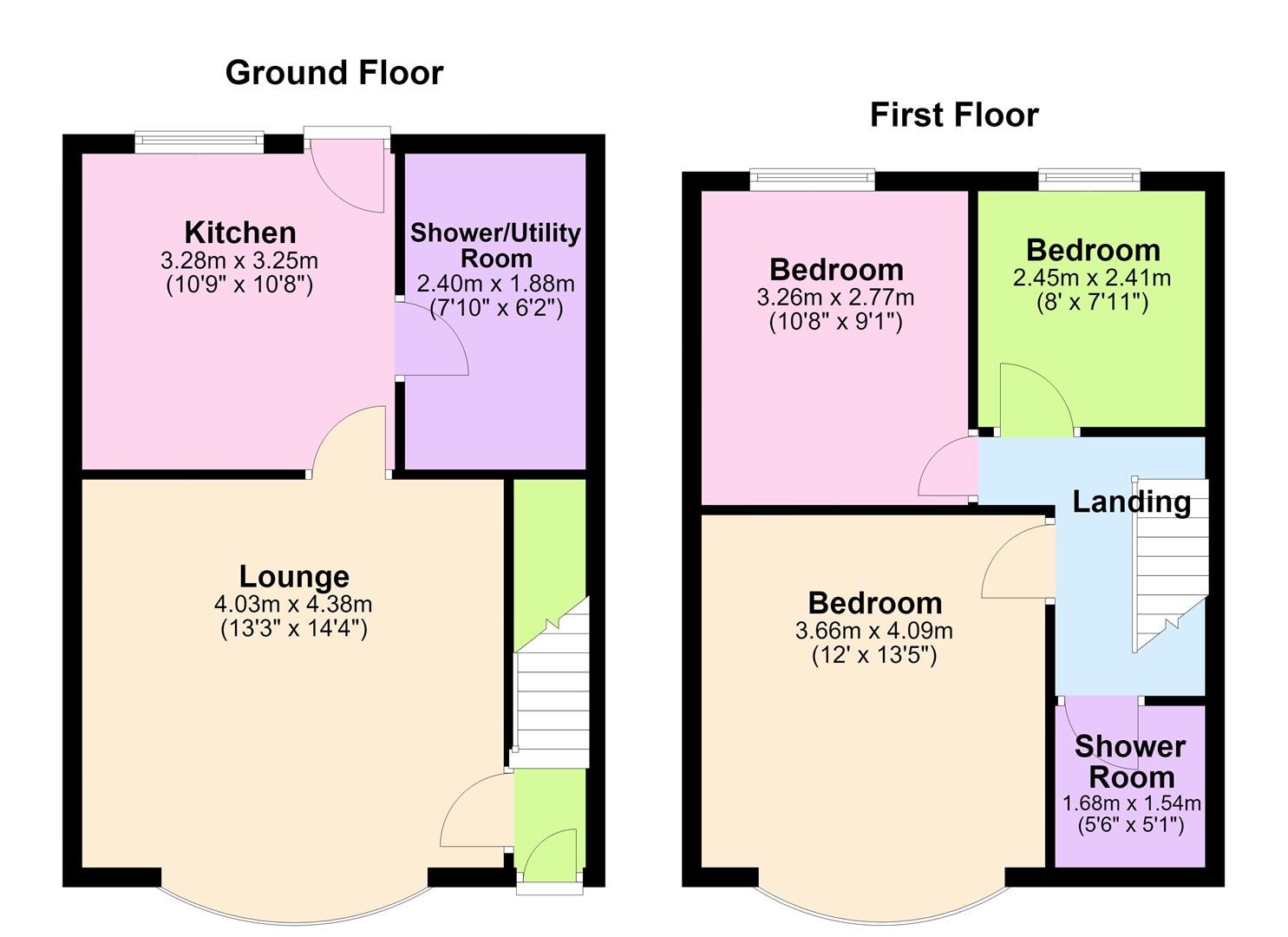 12, Forest Road, Hinckley floorplan