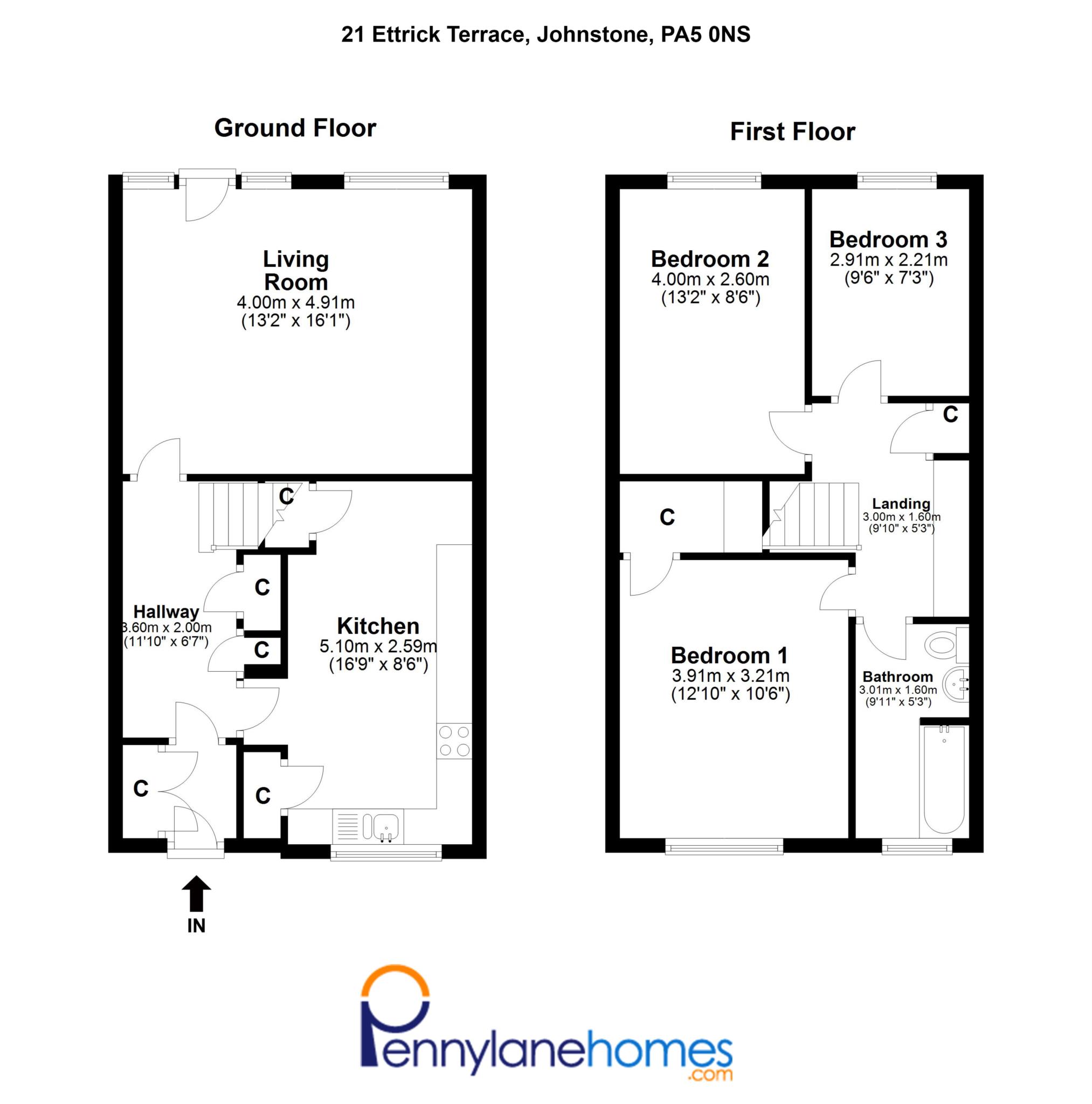 3 Bedrooms Maisonette for sale in Ettrick Terrace, Johnstone PA5