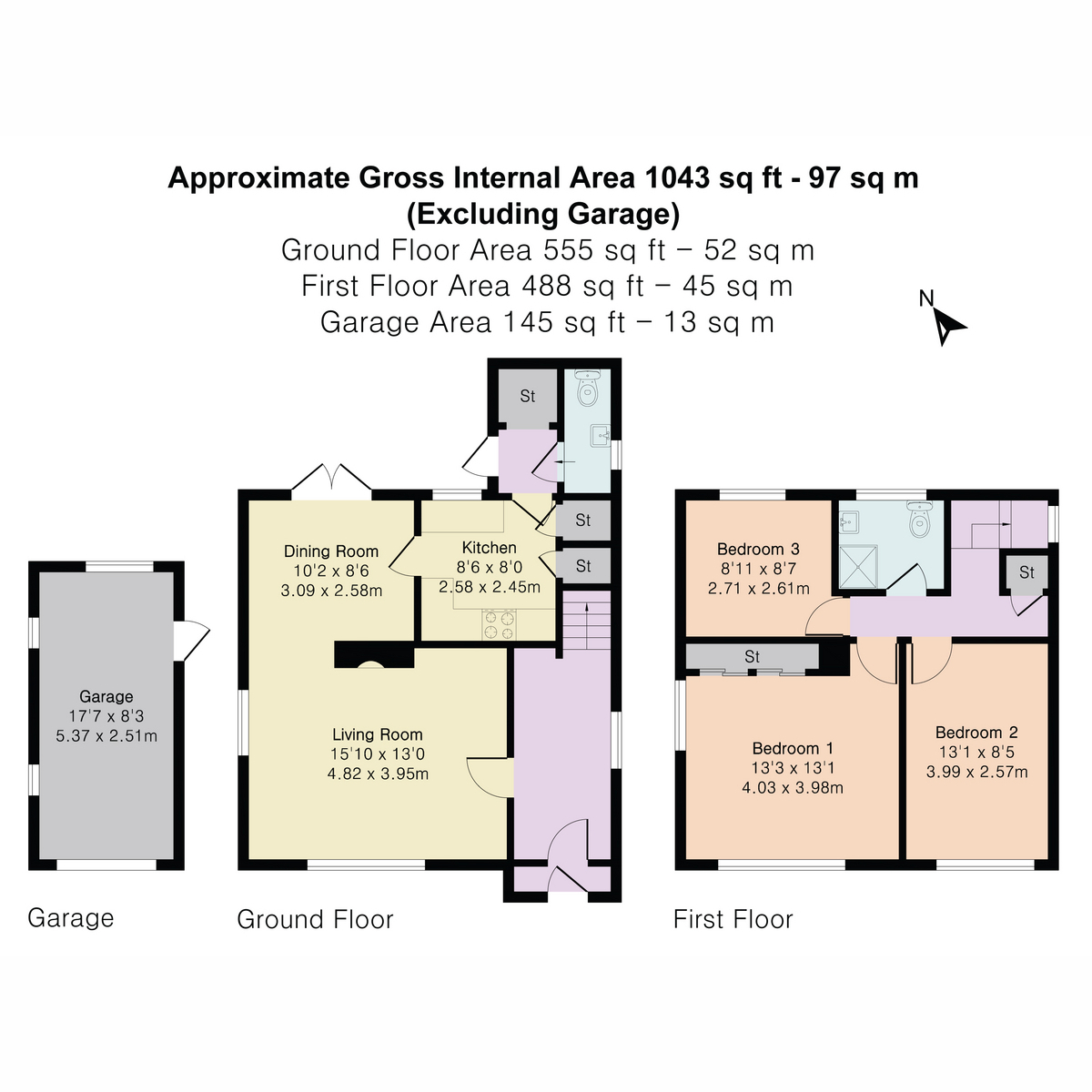 2, Coppock Close, Oxford floorplan