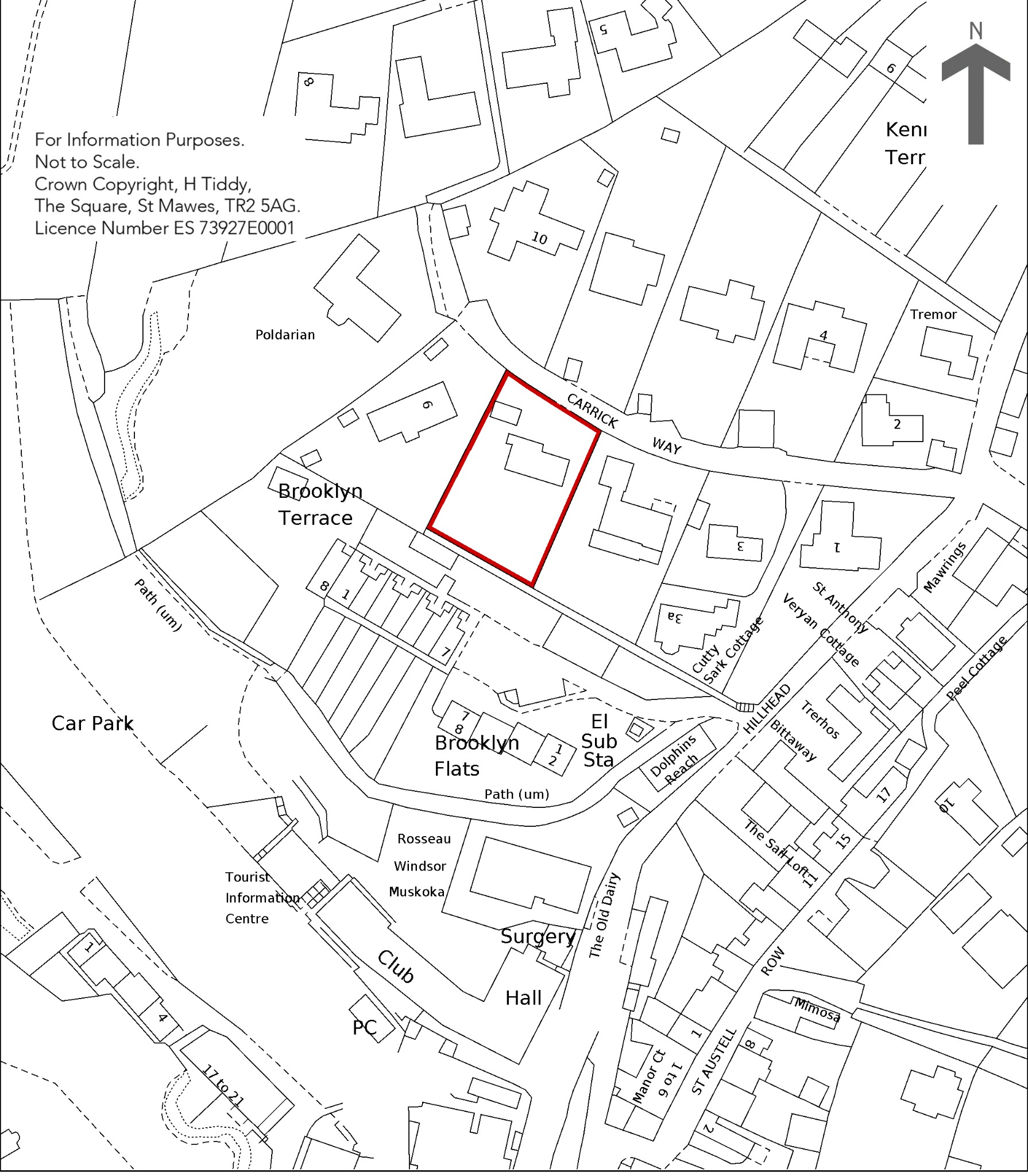 Byways, 7 Carrick Way, Truro floorplan