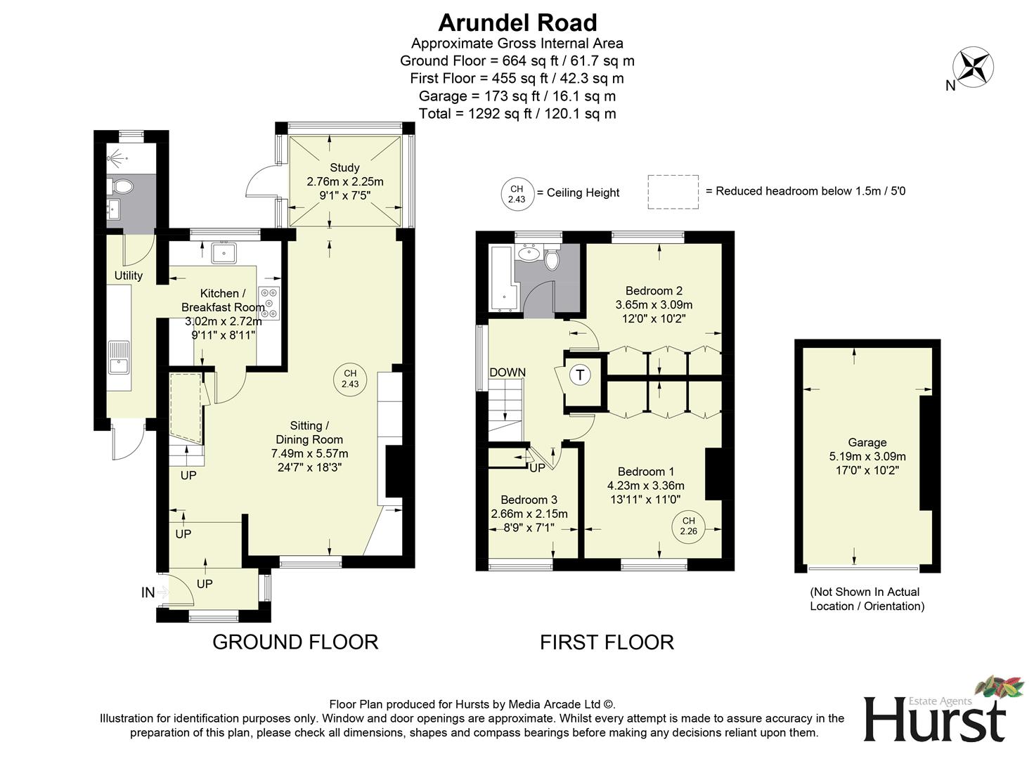 36, Arundel Road, High Wycombe floorplan