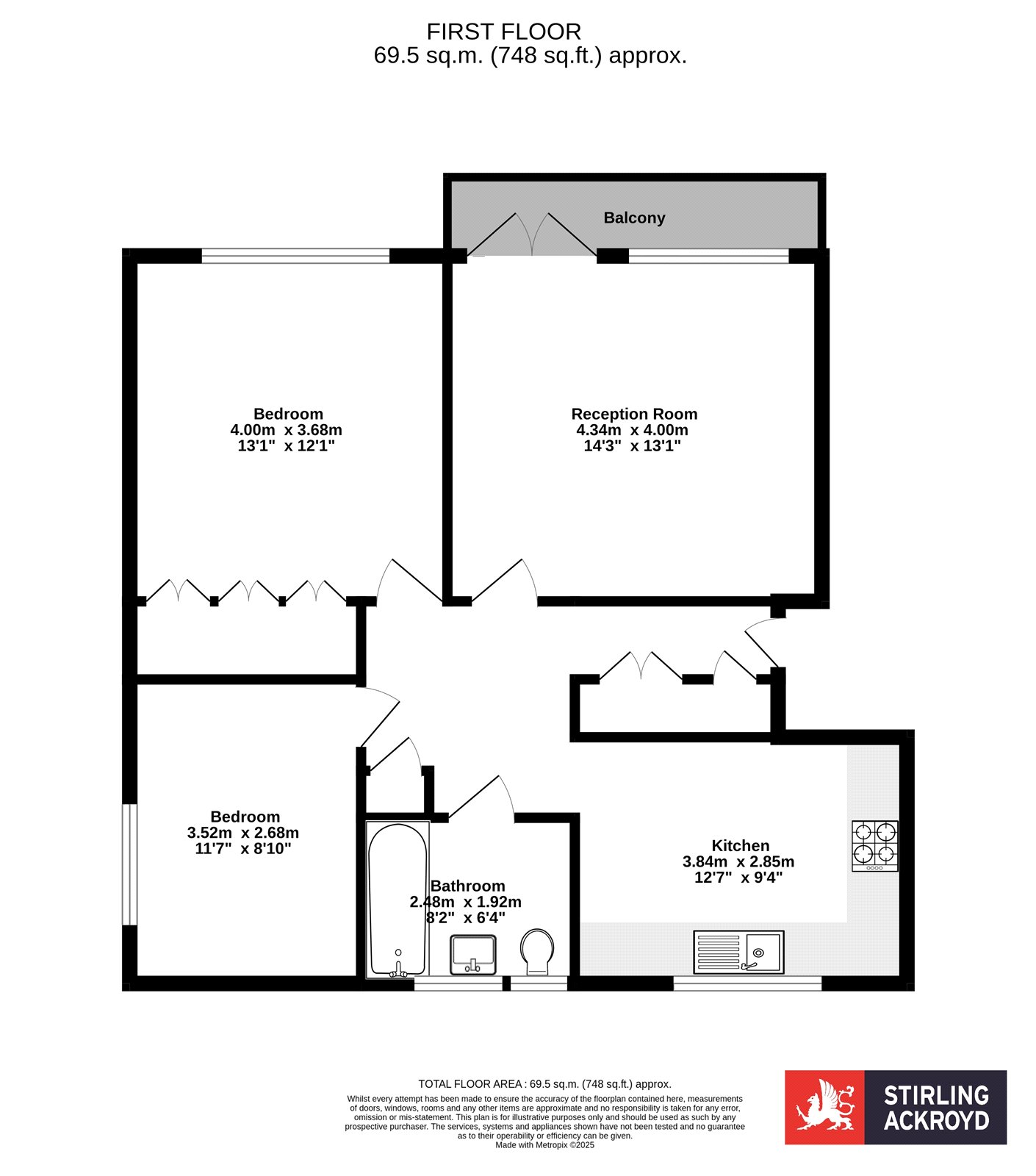 23, Warwick Lodge,, Staines Road, Twickenham floorplan