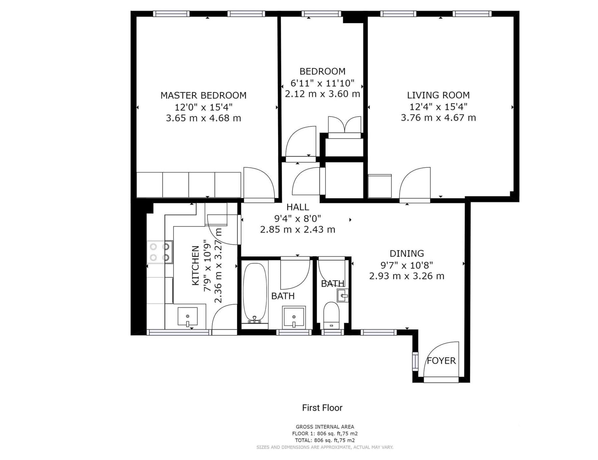 Fulham Road, London floorplan