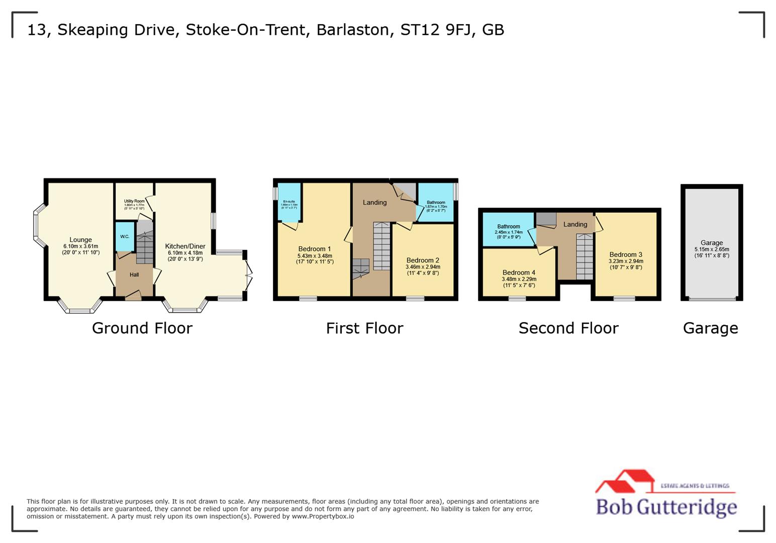 13, Skeaping Drive, Stoke-On-Trent floorplan