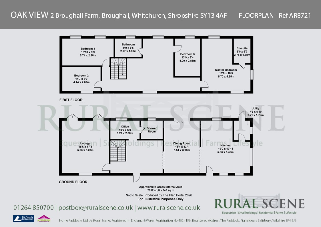 OAK VIEW, Broughall Farm, Broughall, WHITCHURCH floorplan