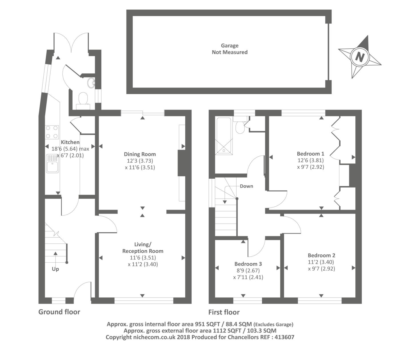 3 Bedrooms Semi-detached house to rent in Lock Crescent, Kidlington OX5