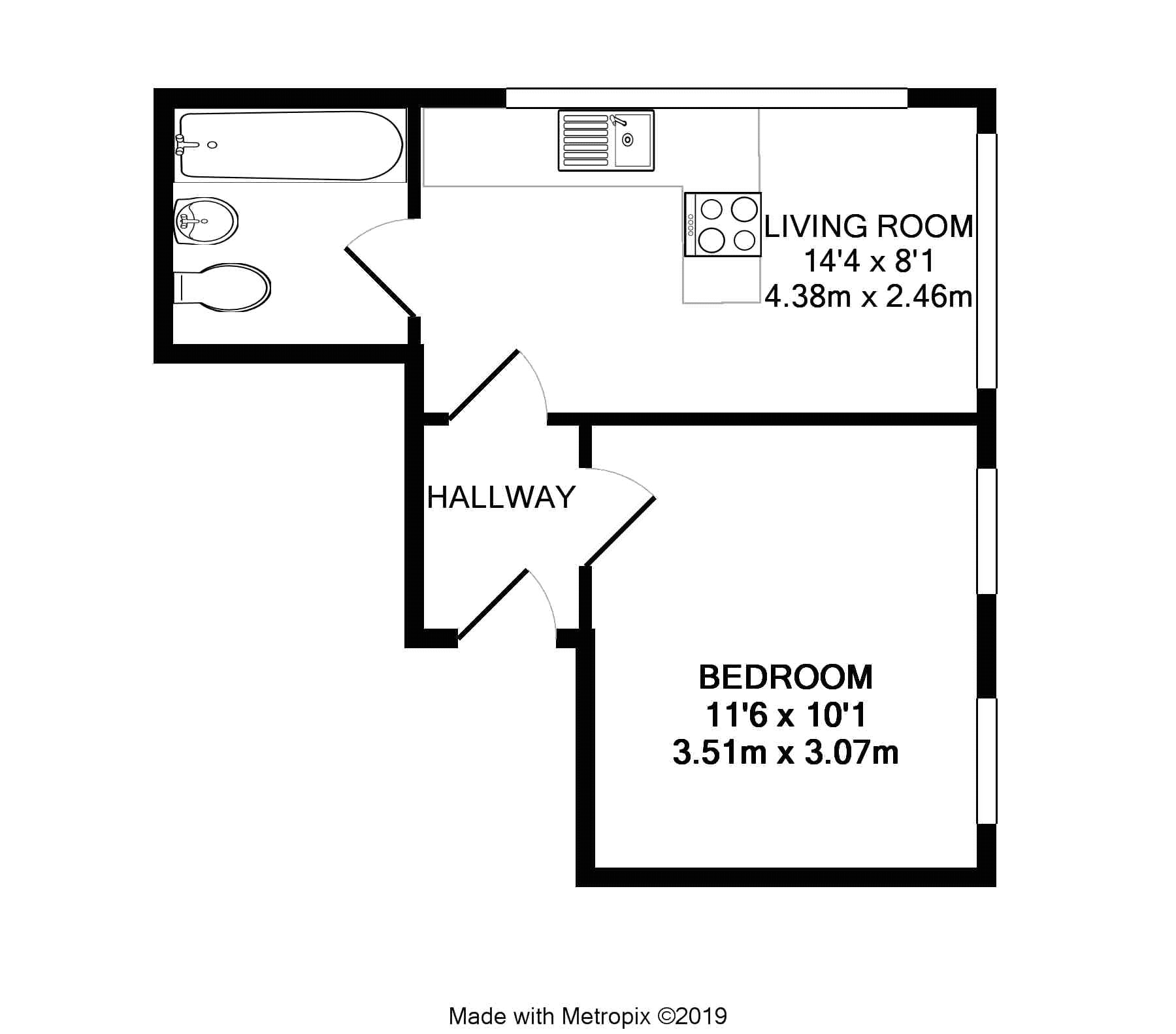 1 Bedrooms Flat to rent in Hale Way, Frimley, Camberley, Surrey GU16