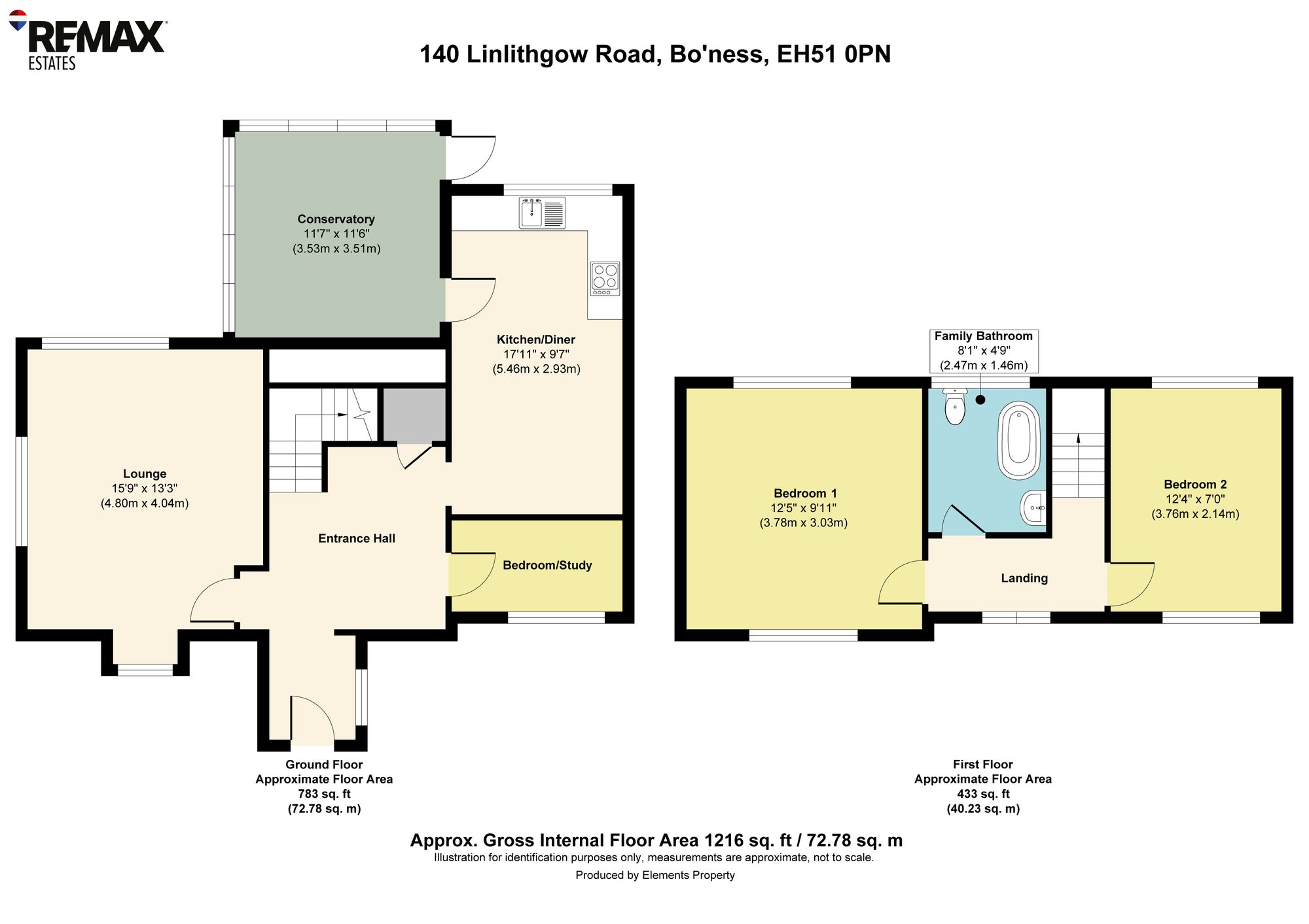 140 Linlithgow Road, Bo'ness floorplan