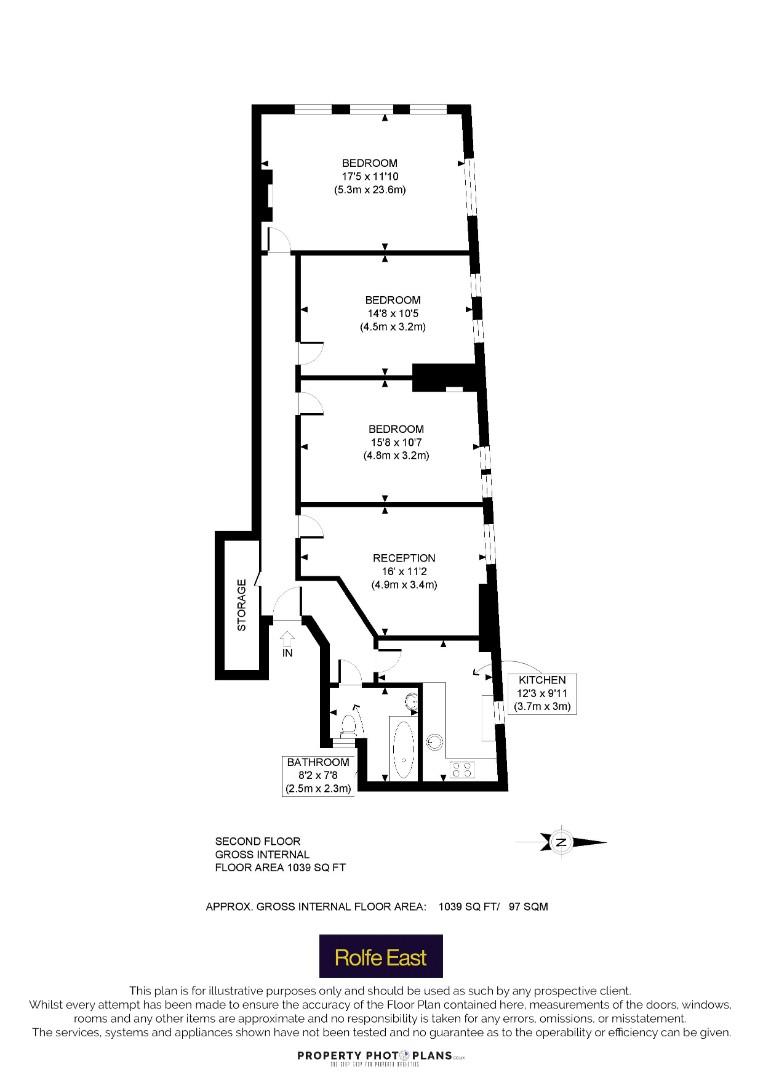 162B, High Street, Teddington floorplan
