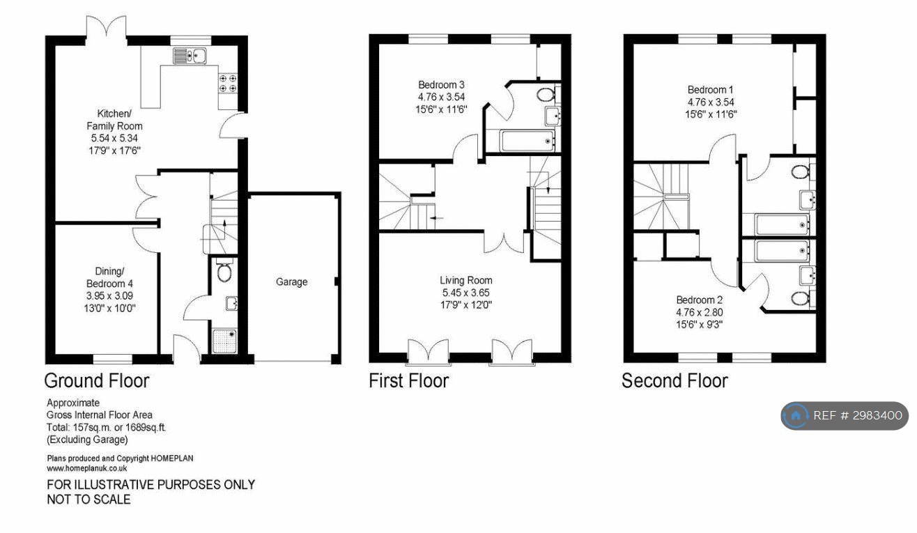 Creedy Drive, Christchurch floorplan