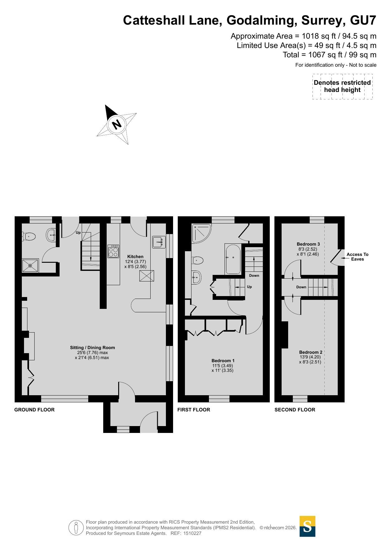 Spring Cottage, 59, Catteshall Lane, Surrey floorplan