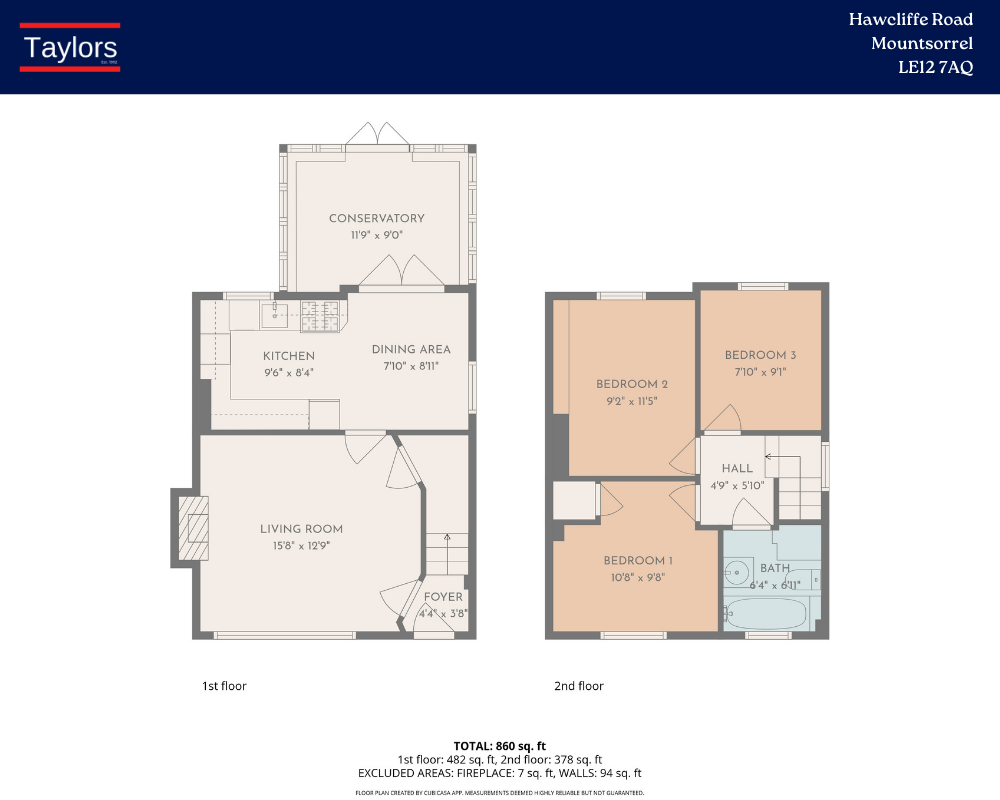 43, Hawcliffe Road, Loughborough floorplan