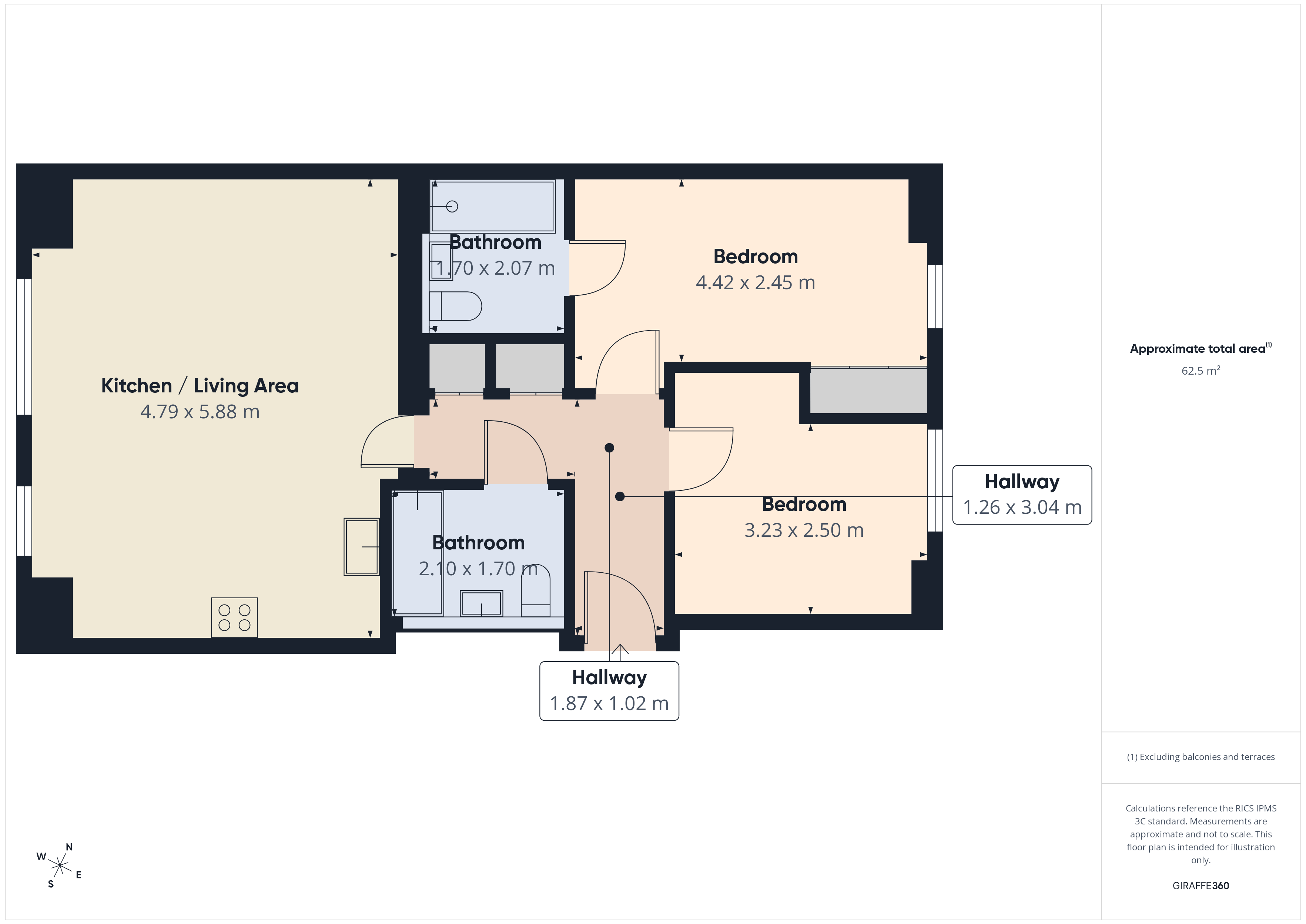 96, Old Pump House Close, Bristol floorplan