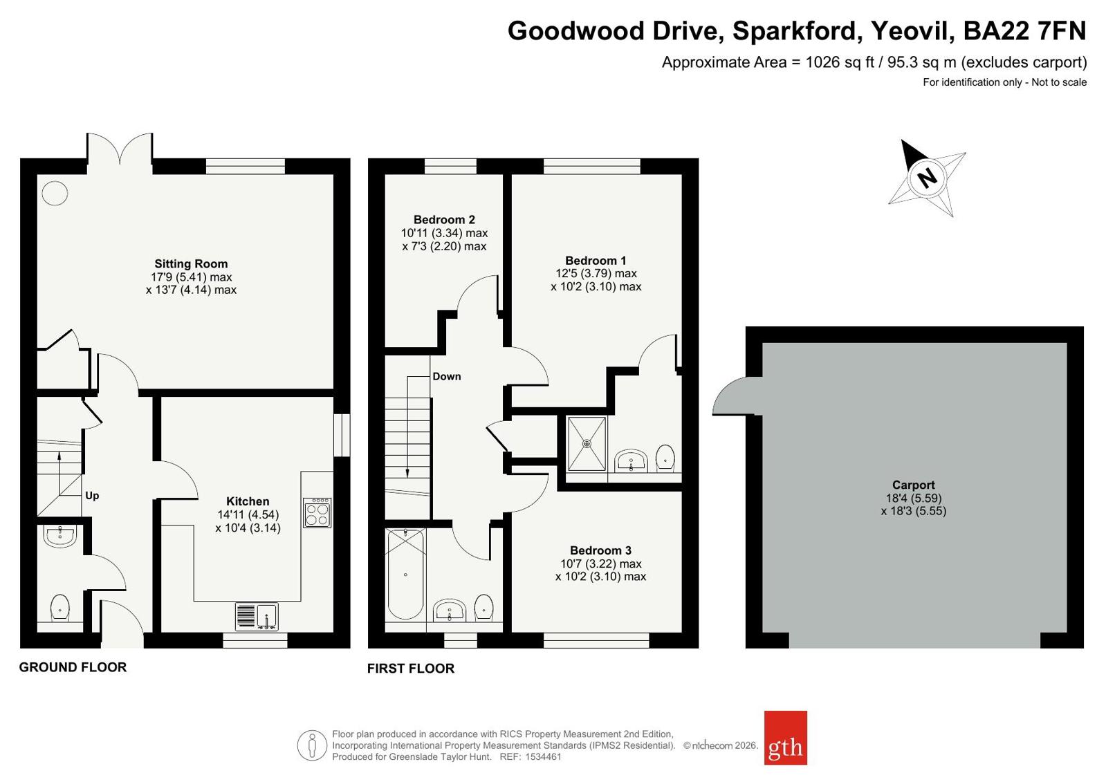 Goodwood Drive, Yeovil floorplan