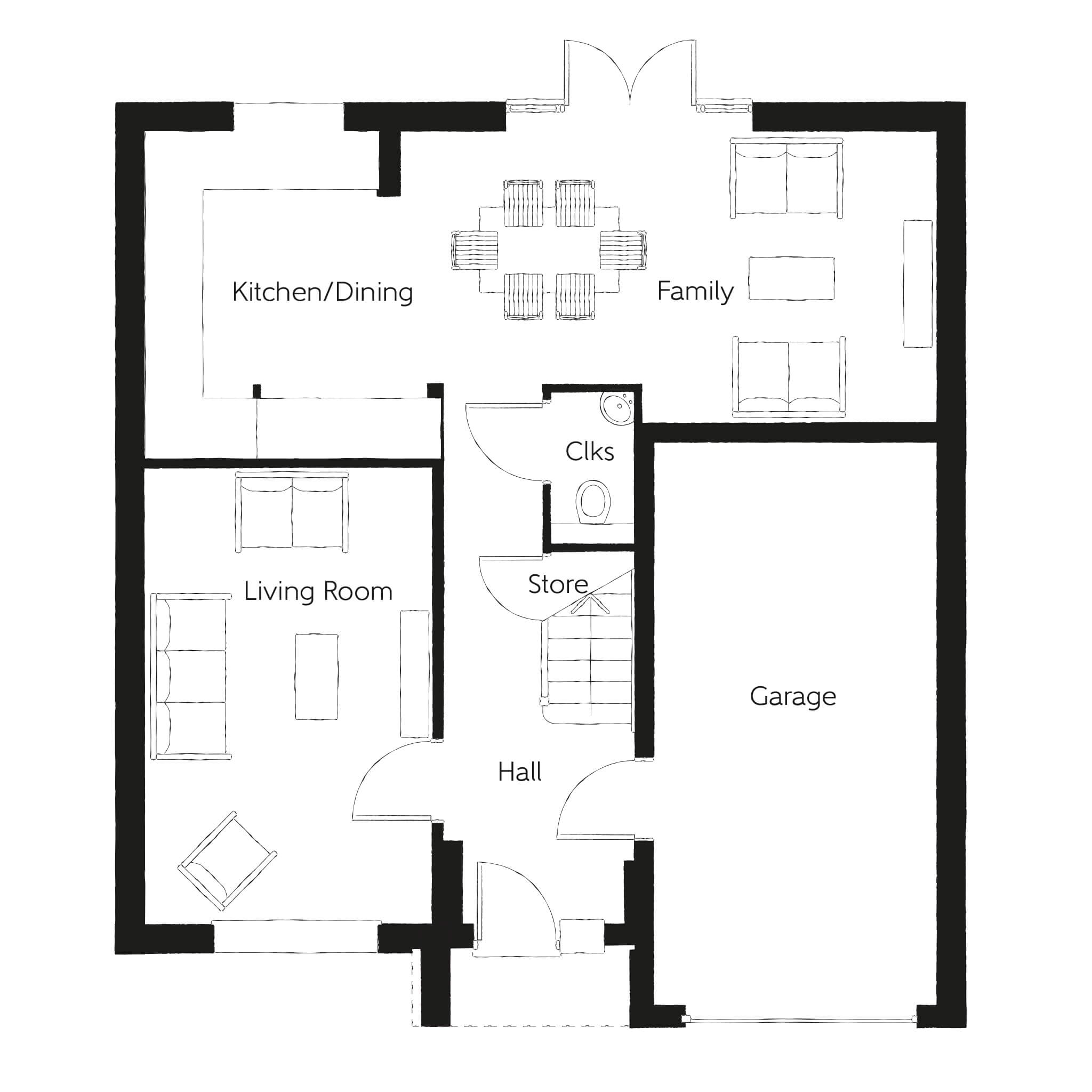 77, Snelsmoor Village, Chellaston floorplan