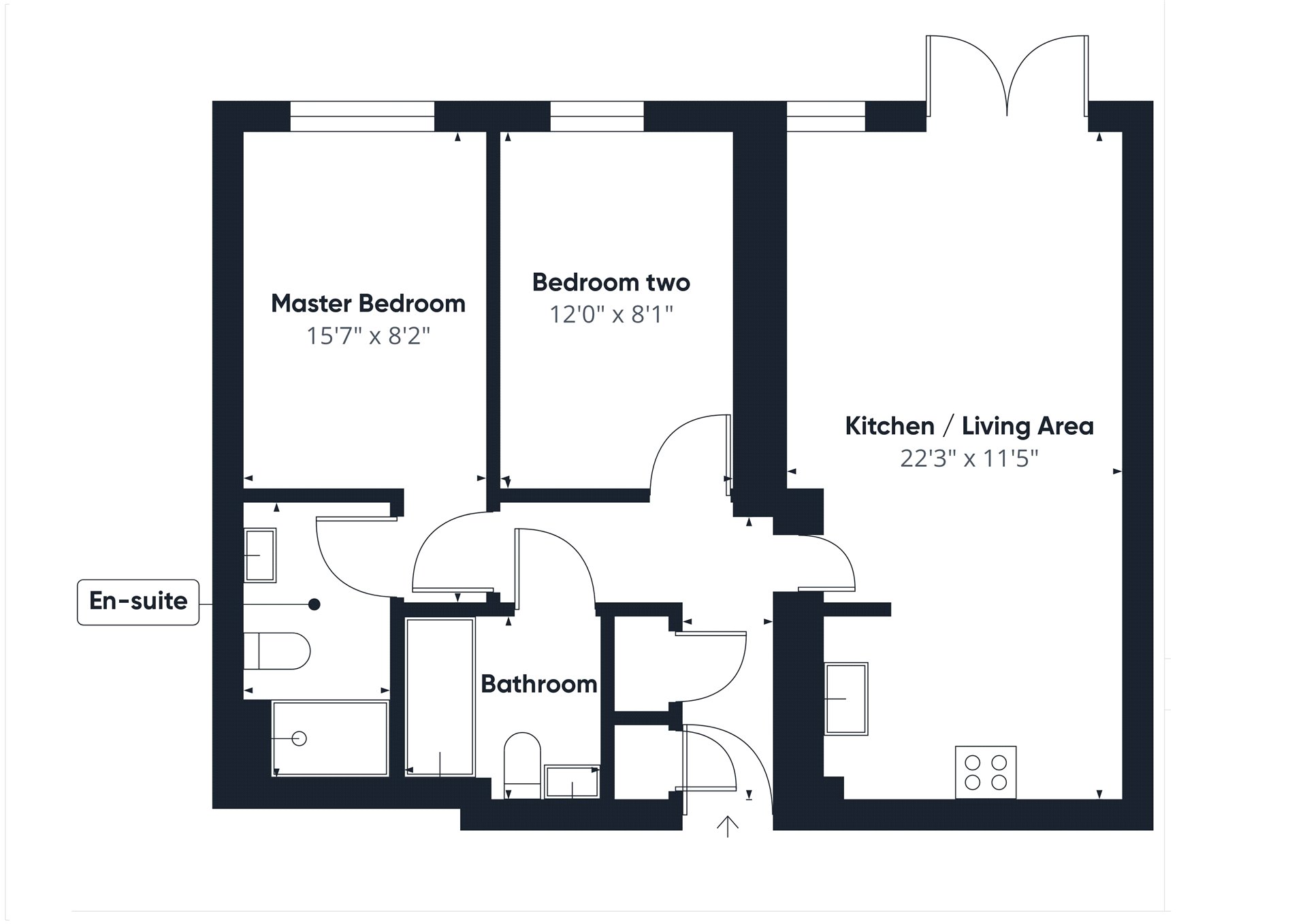 Flat 34,, Englefield House, Reading floorplan