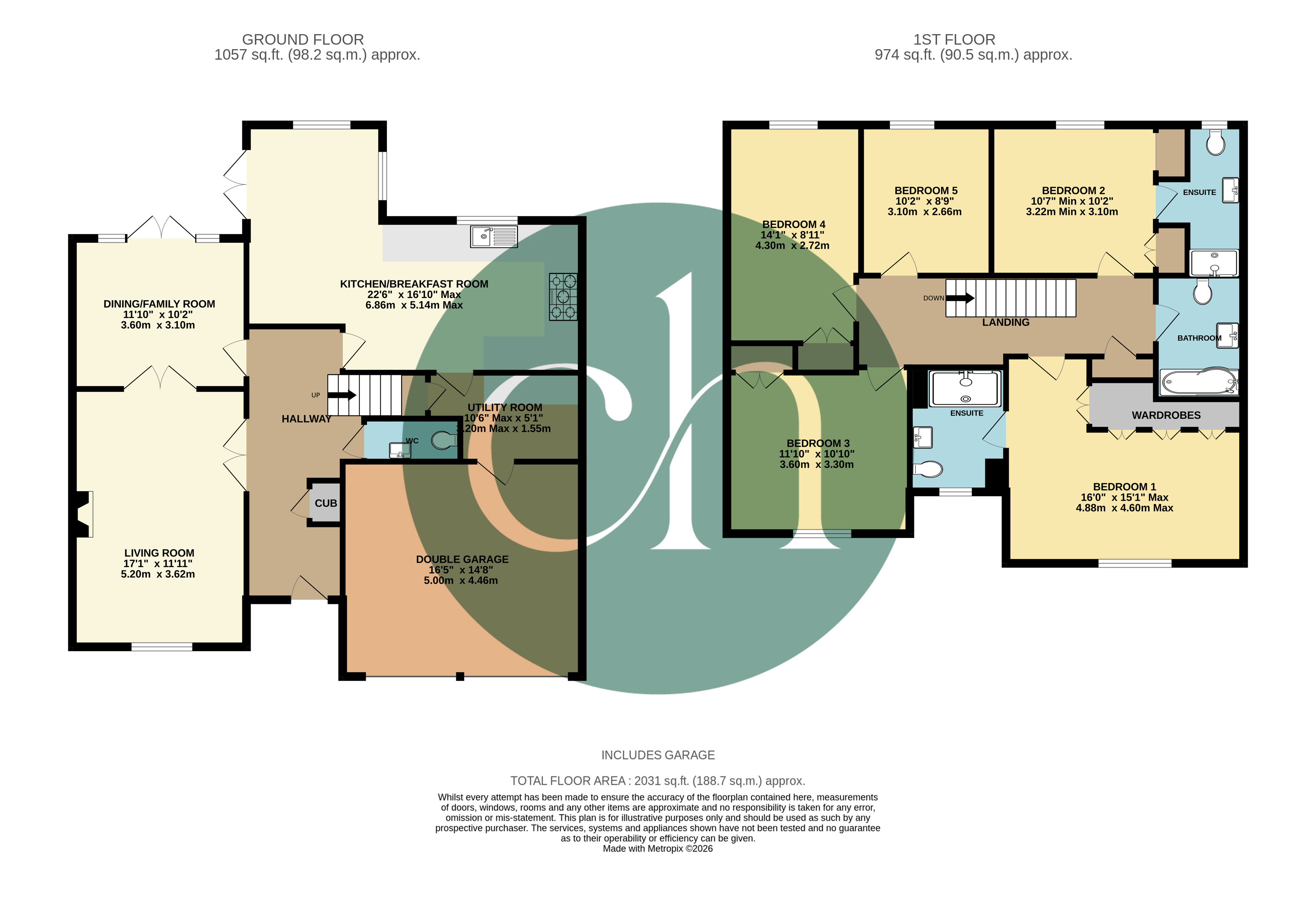 3, Upton Close, Swindon floorplan