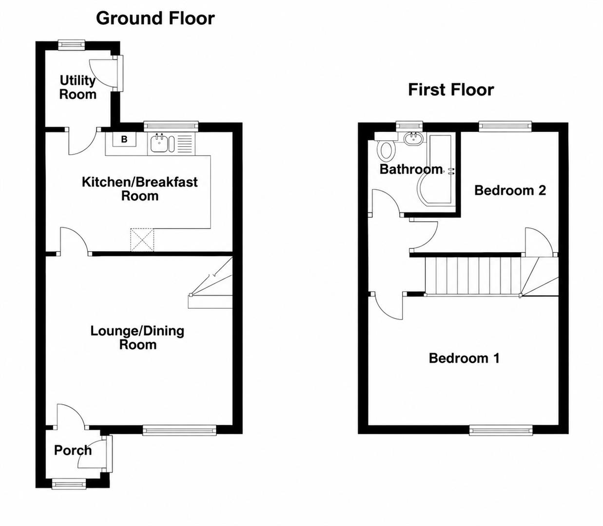 7, Weavers Close, Dursley floorplan