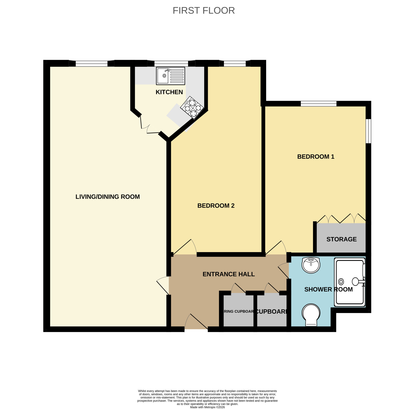 Flat 39, Victoria Court,, Railway Street, Essex floorplan