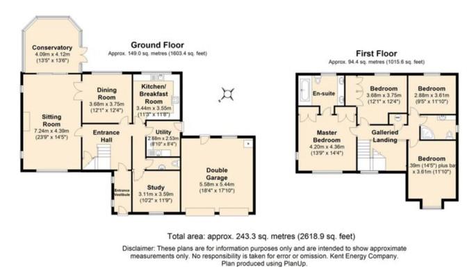 4 Beckley Place, Stone Street, Ashford floorplan