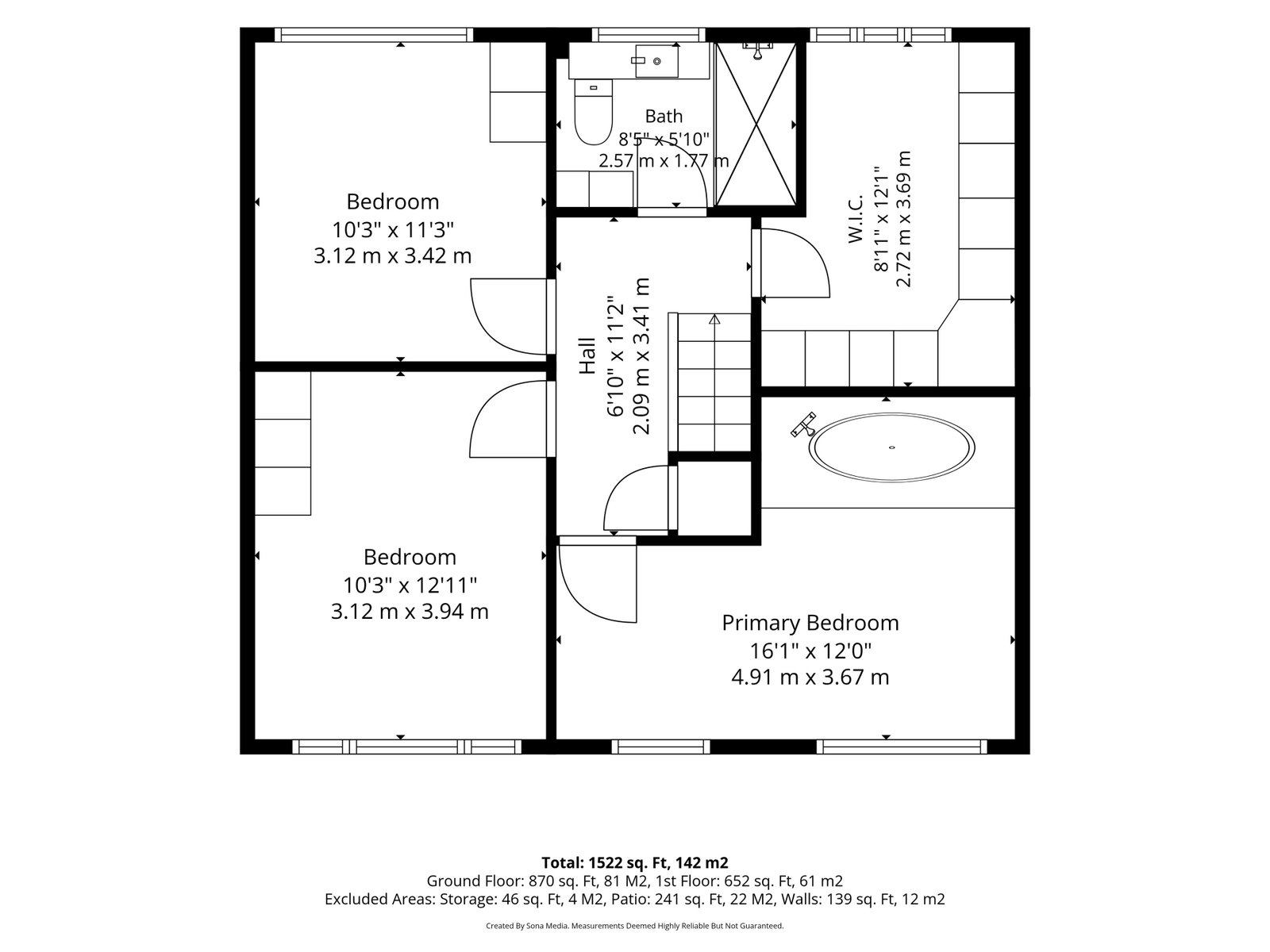 154A, St. Helens Road, Leigh floorplan