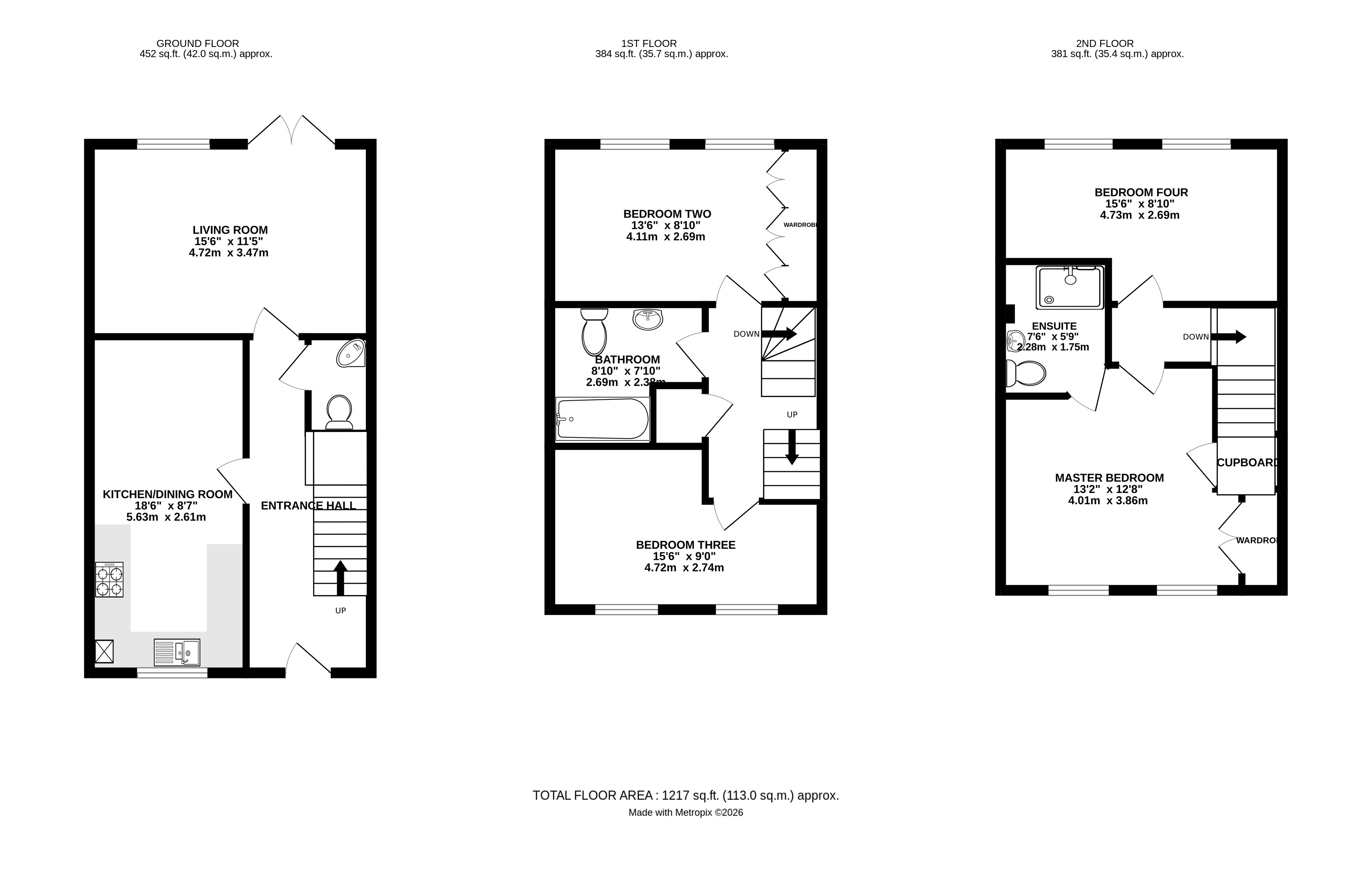 51, Sparrowhawk Way, Bracknell floorplan