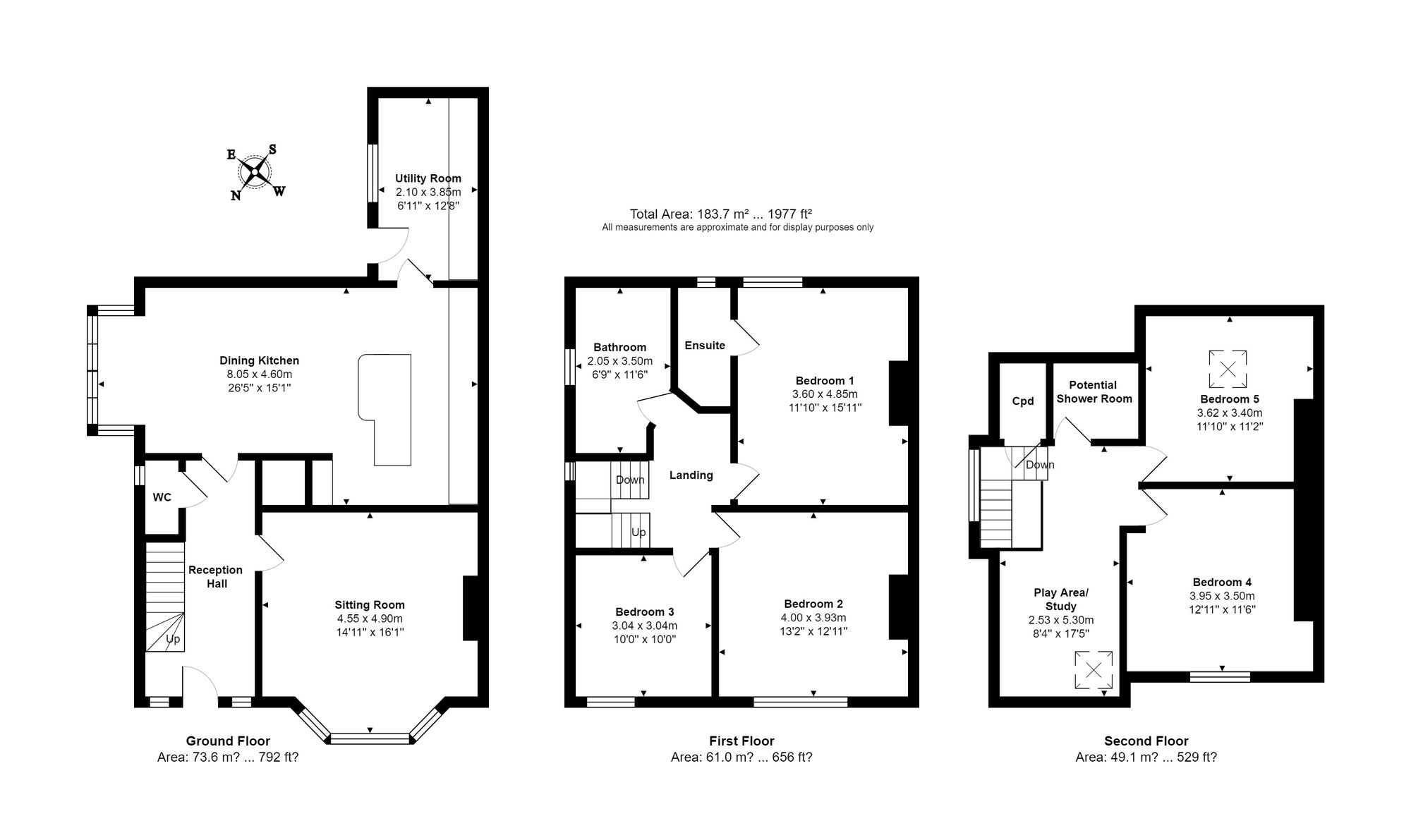 14 Hookstone Road, Harrogate floorplan