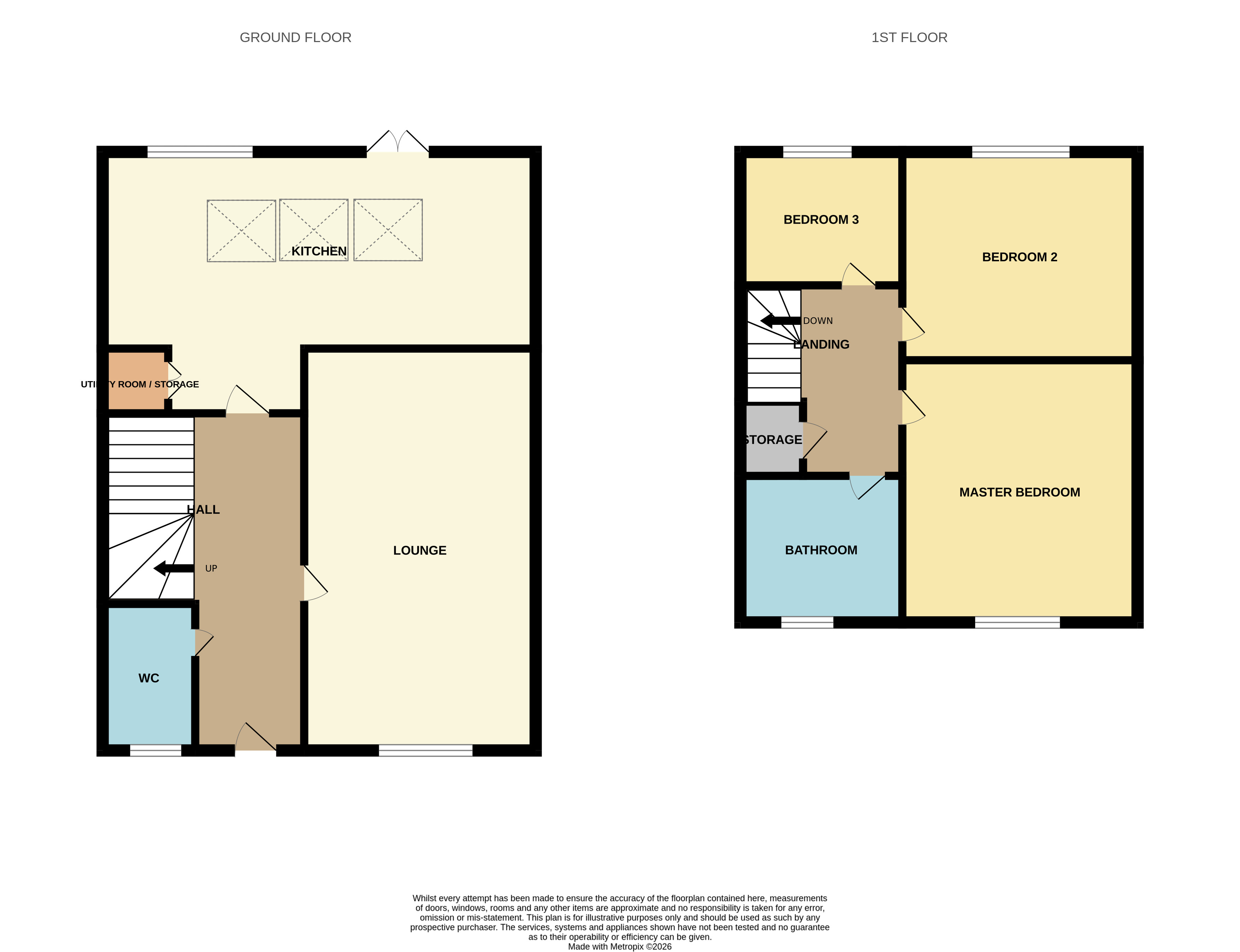 76, Ribbon Avenue, Nuneaton floorplan