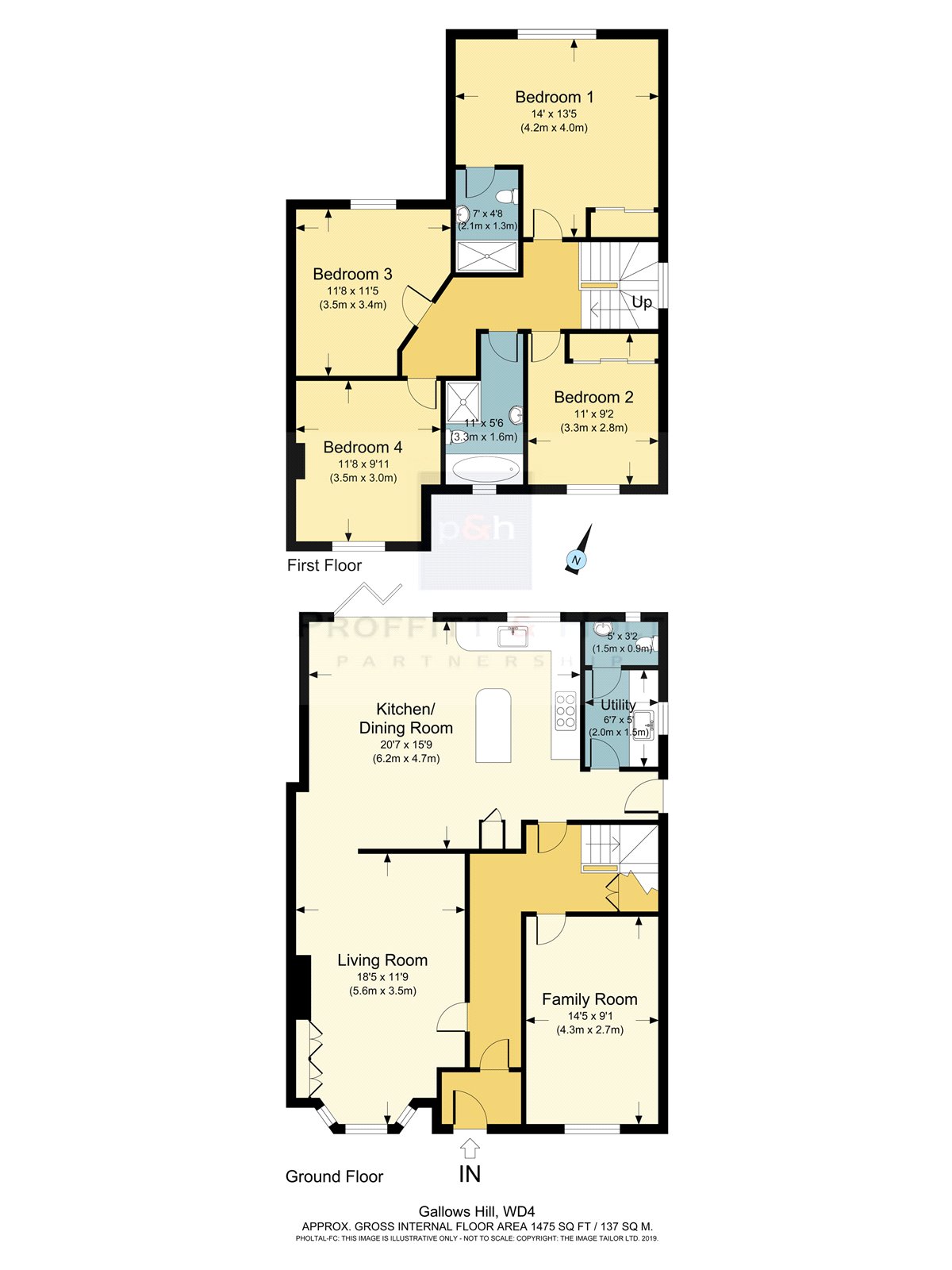 4 Bedrooms Semi-detached house for sale in Trowley Rise, Abbots Langley WD5