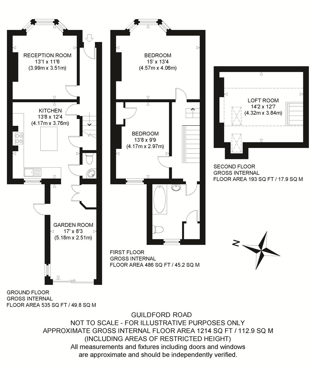 19, Guildford Road, Canterbury floorplan