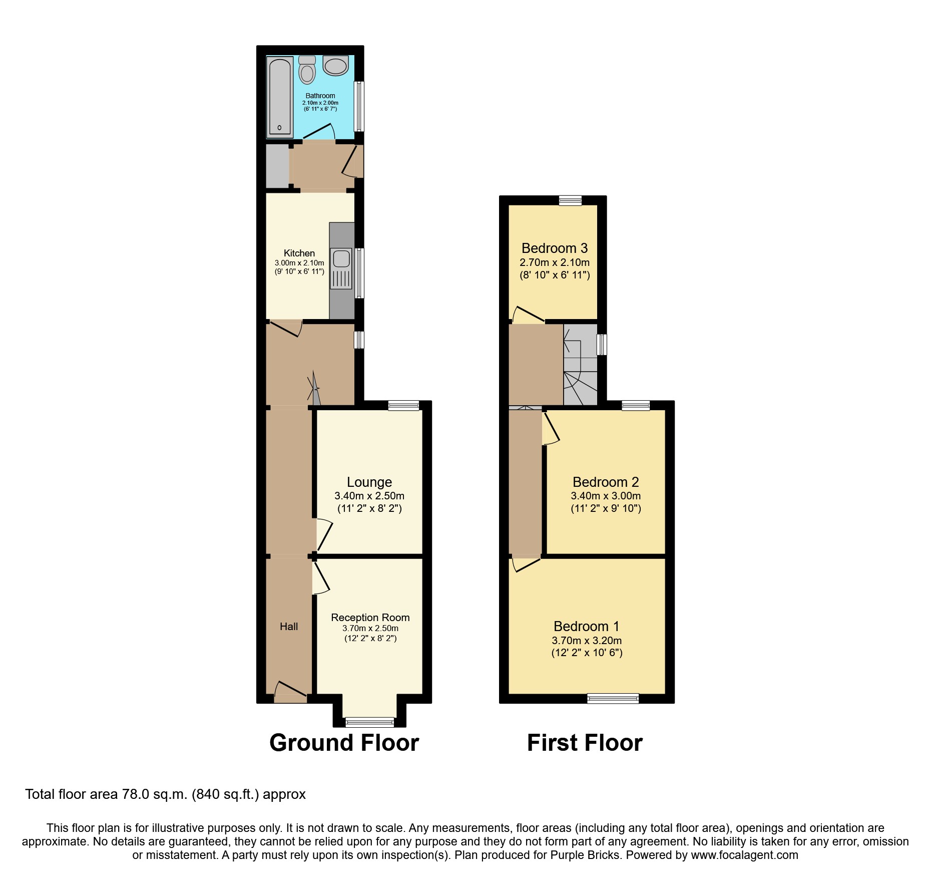 Darlaston Road, Pleck, Walsall WS2, 3 bedroom terraced house for sale