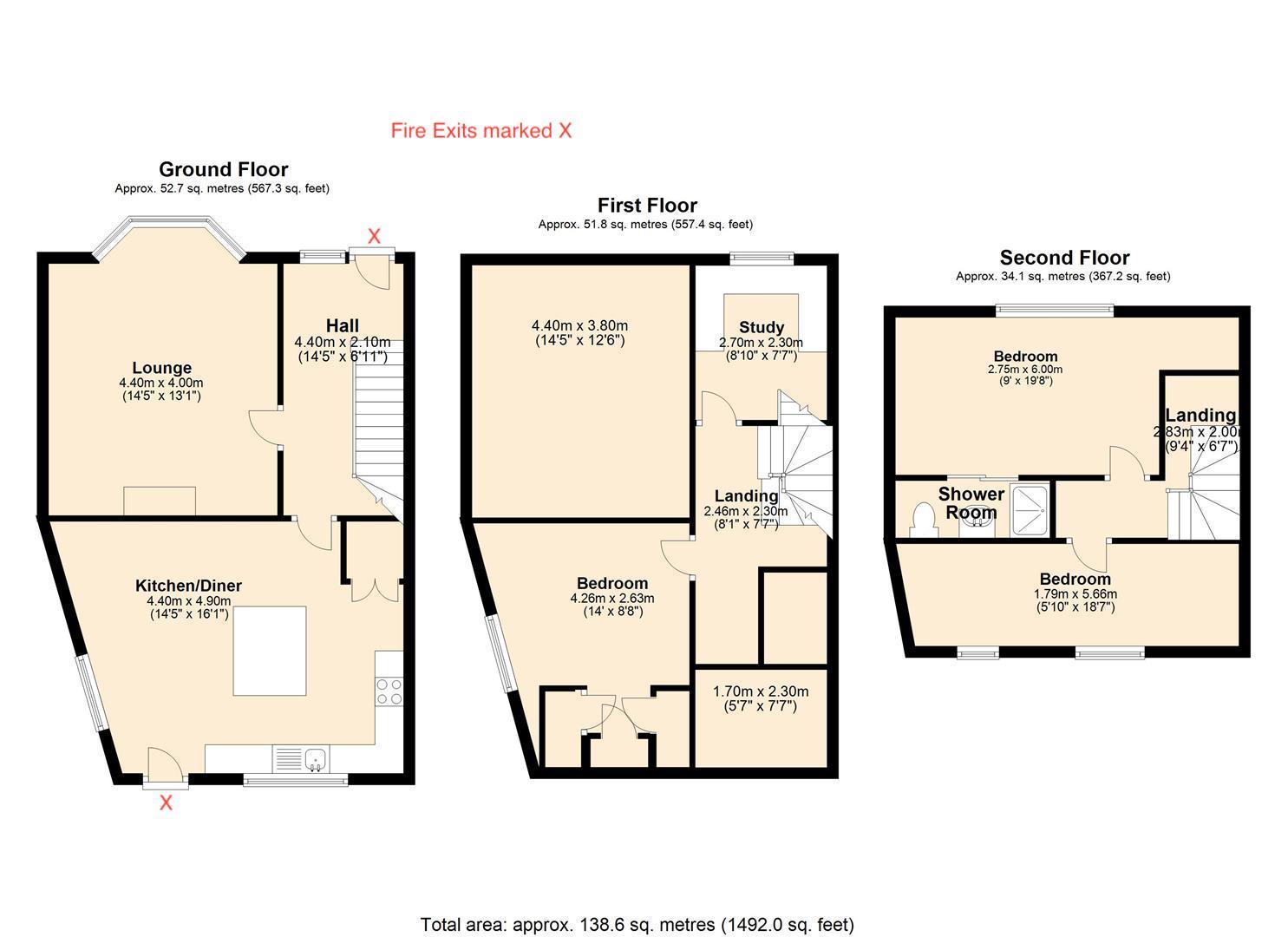 Helmsley Road, Newcastle Upon Tyne floorplan
